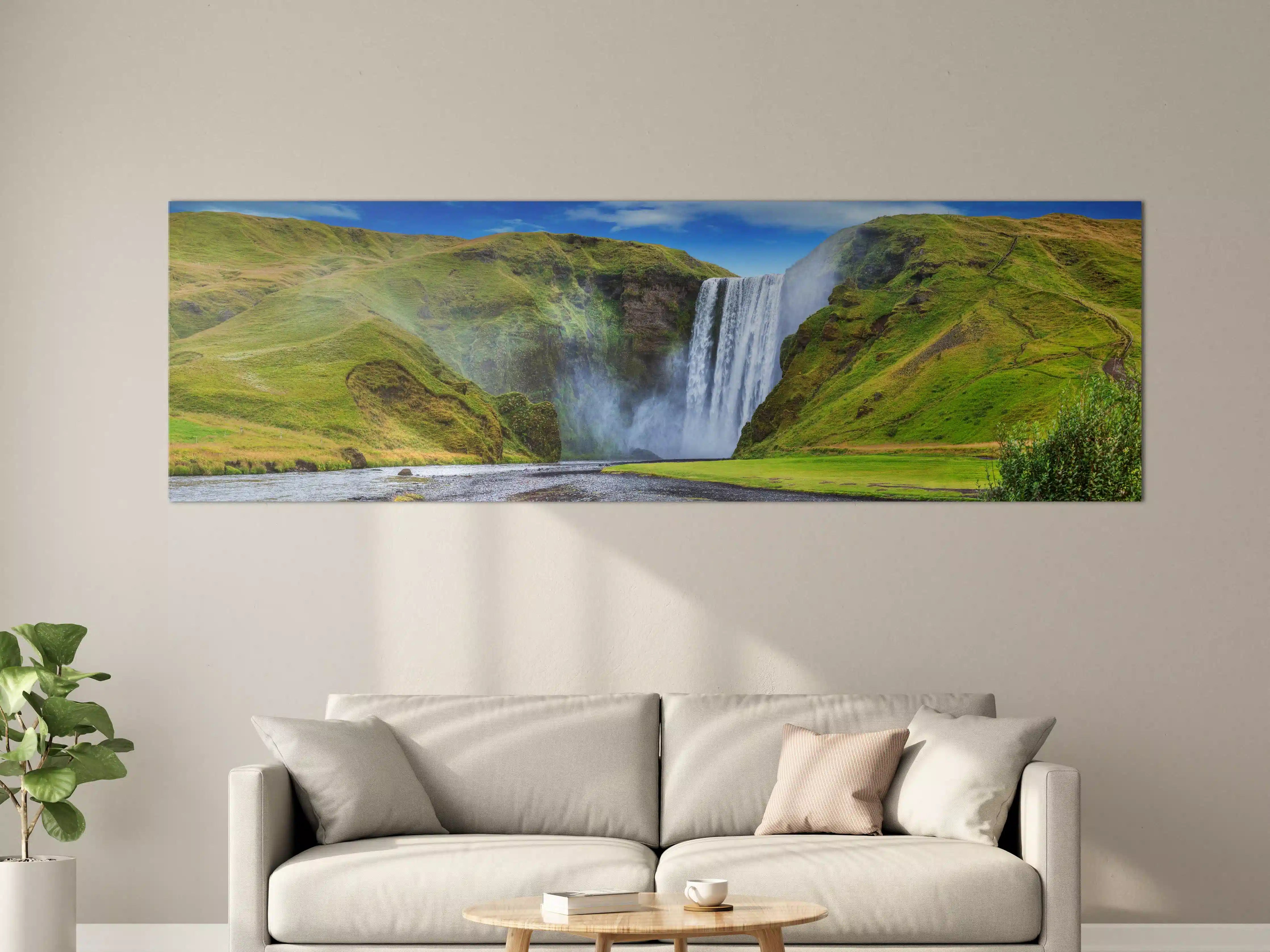 Große Wandbilder - Kraftvoller Wasserfall