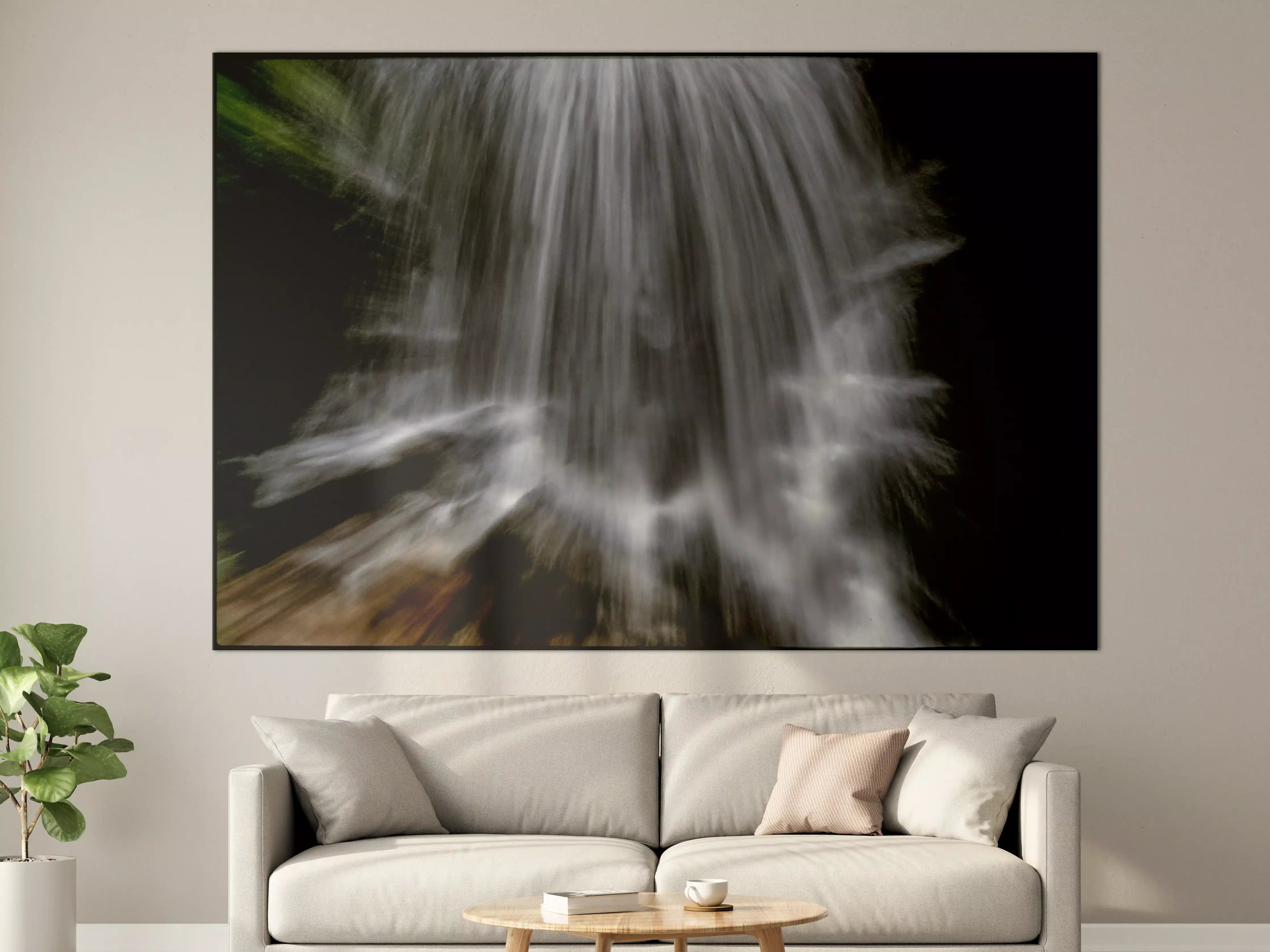 Große Wandbilder - Kunstvoller Wasserfall