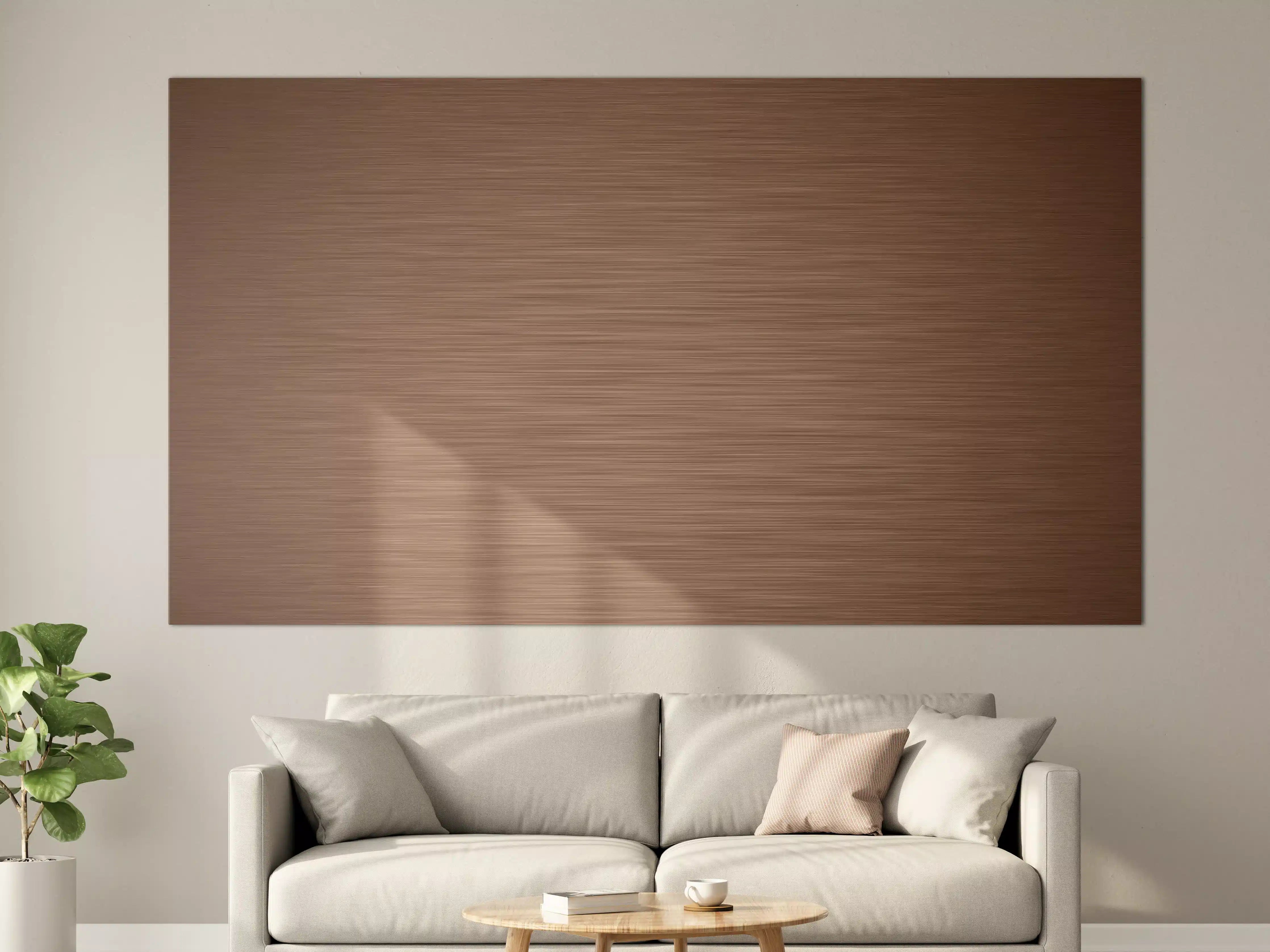 Große Wandbilder - Kupfer - ALU Prime - Metall Gebürstet