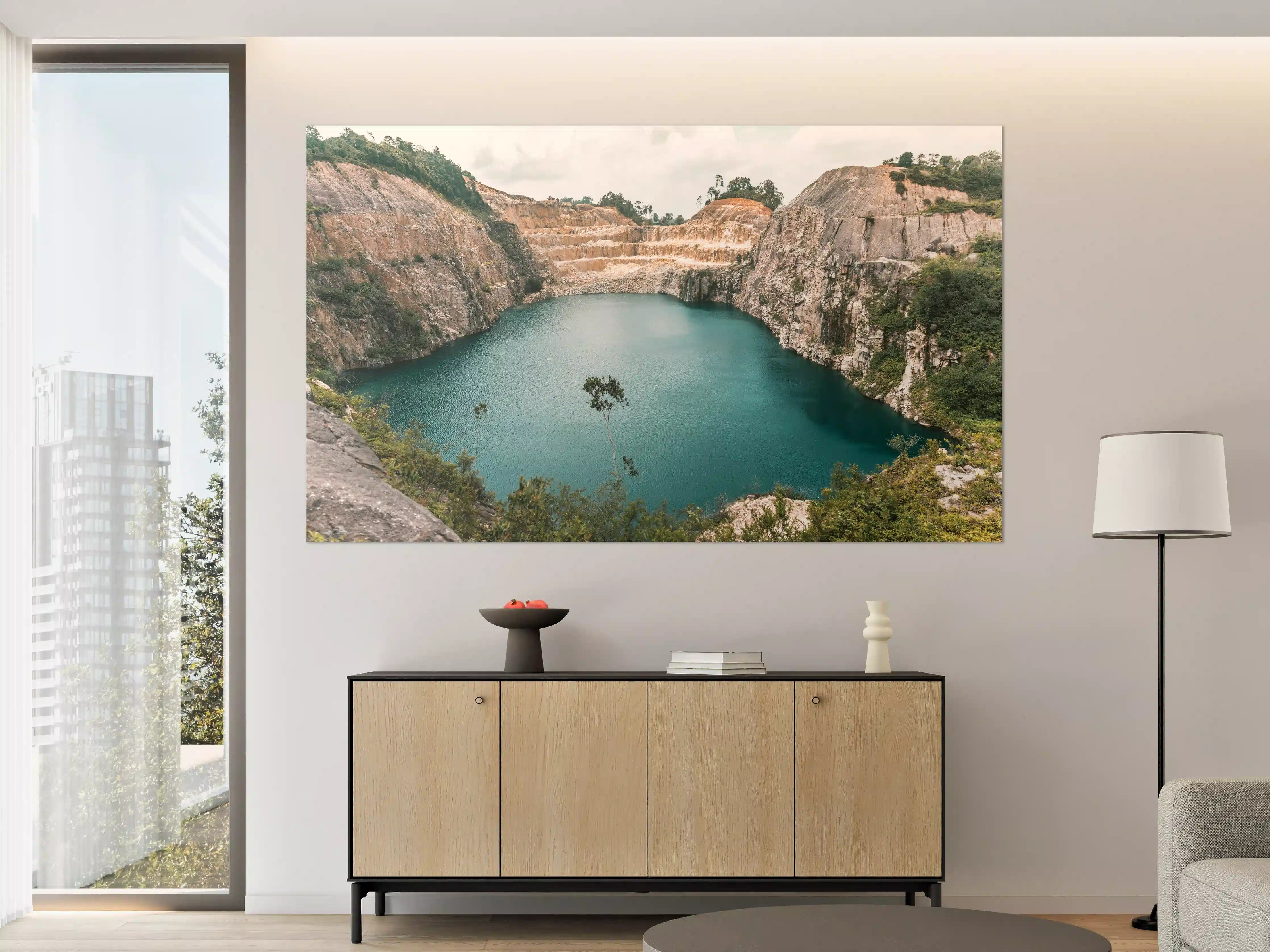 Große Wandbilder - Lagune in Johor Bahru