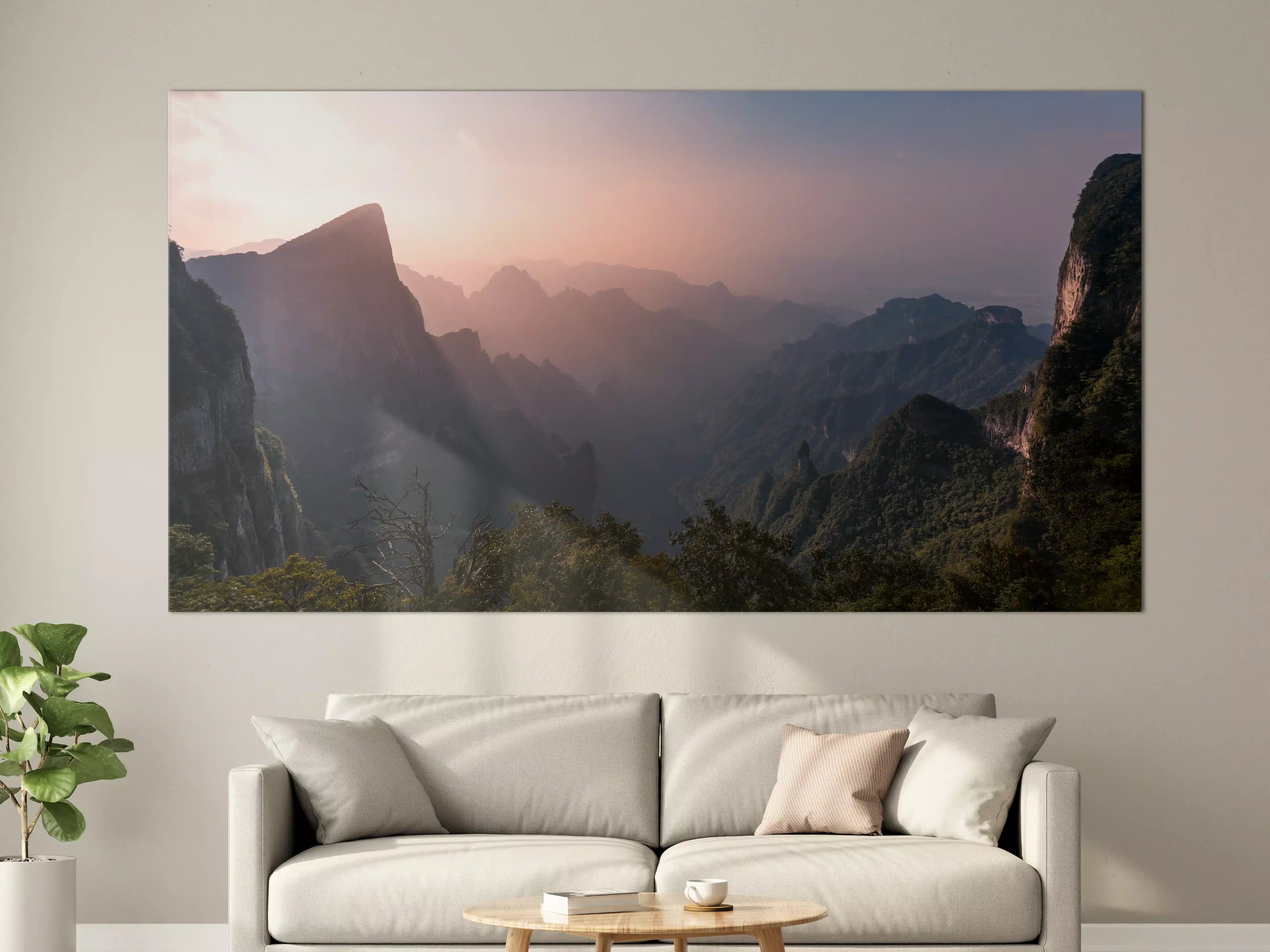 Große Wandbilder - Landschaftsblick - Berg Tianmen