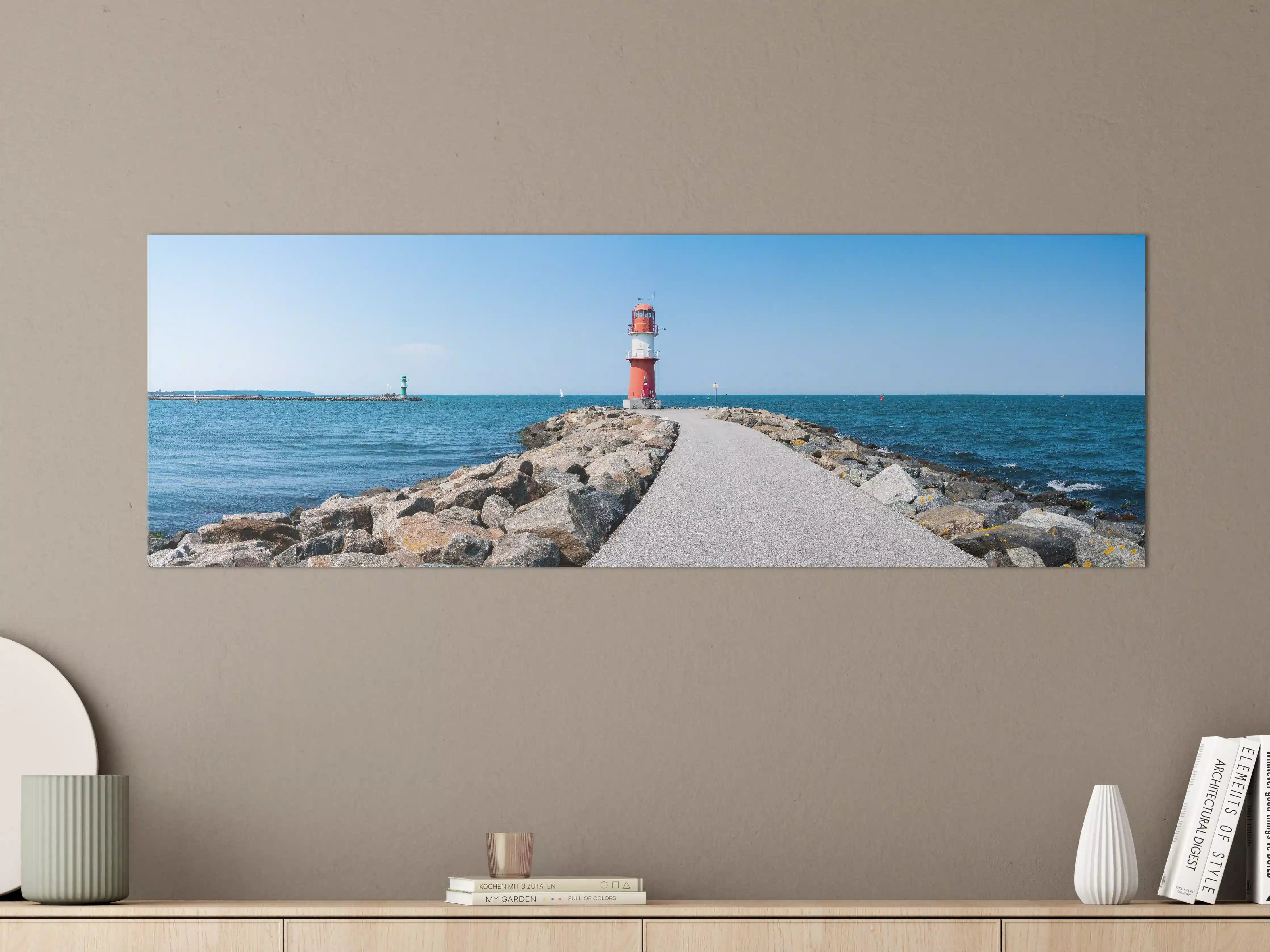 Große Wandbilder - Leuchtturm am Meer