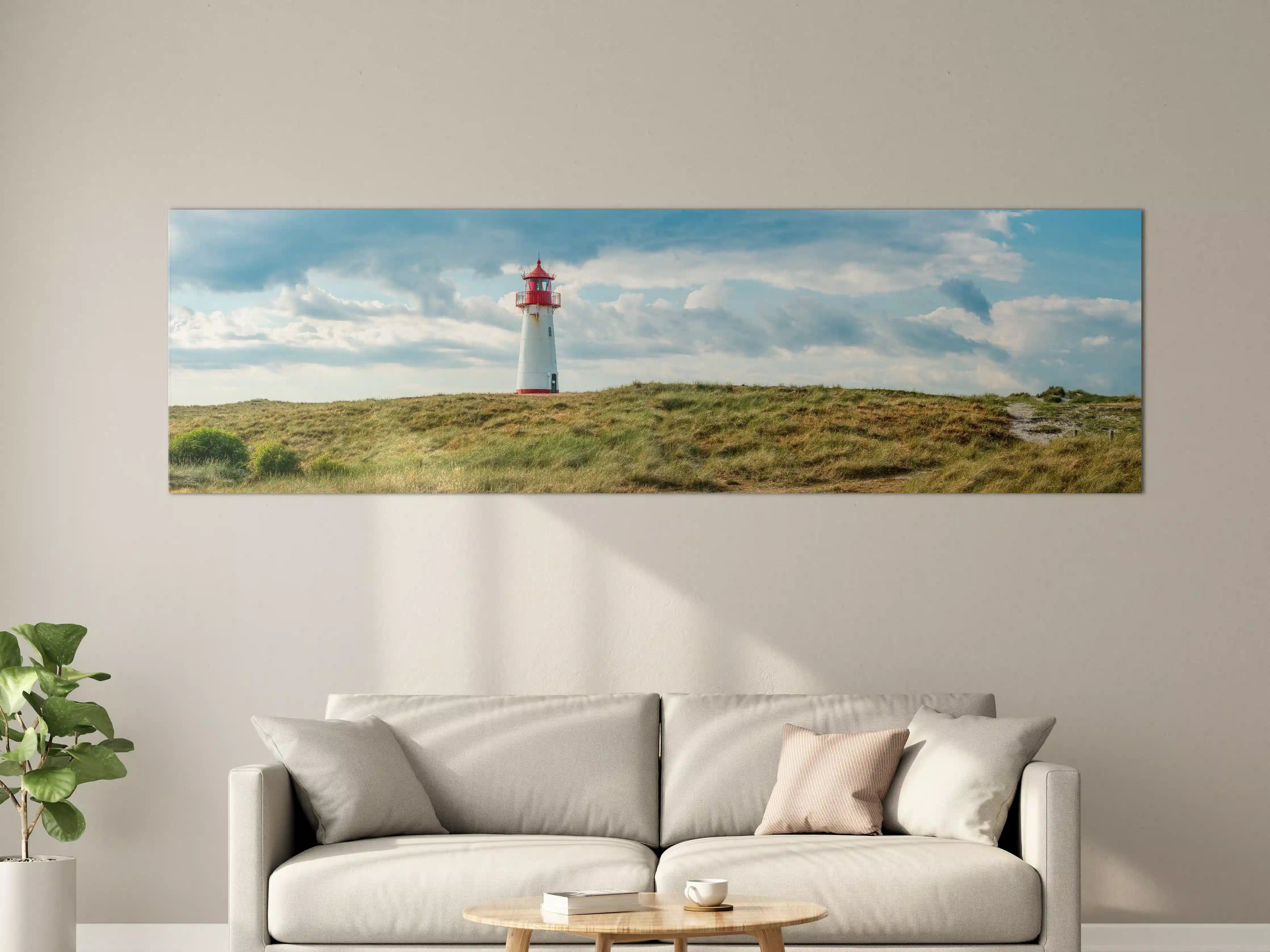 Große Wandbilder - Leuchtturm vor dramatischem Himmel