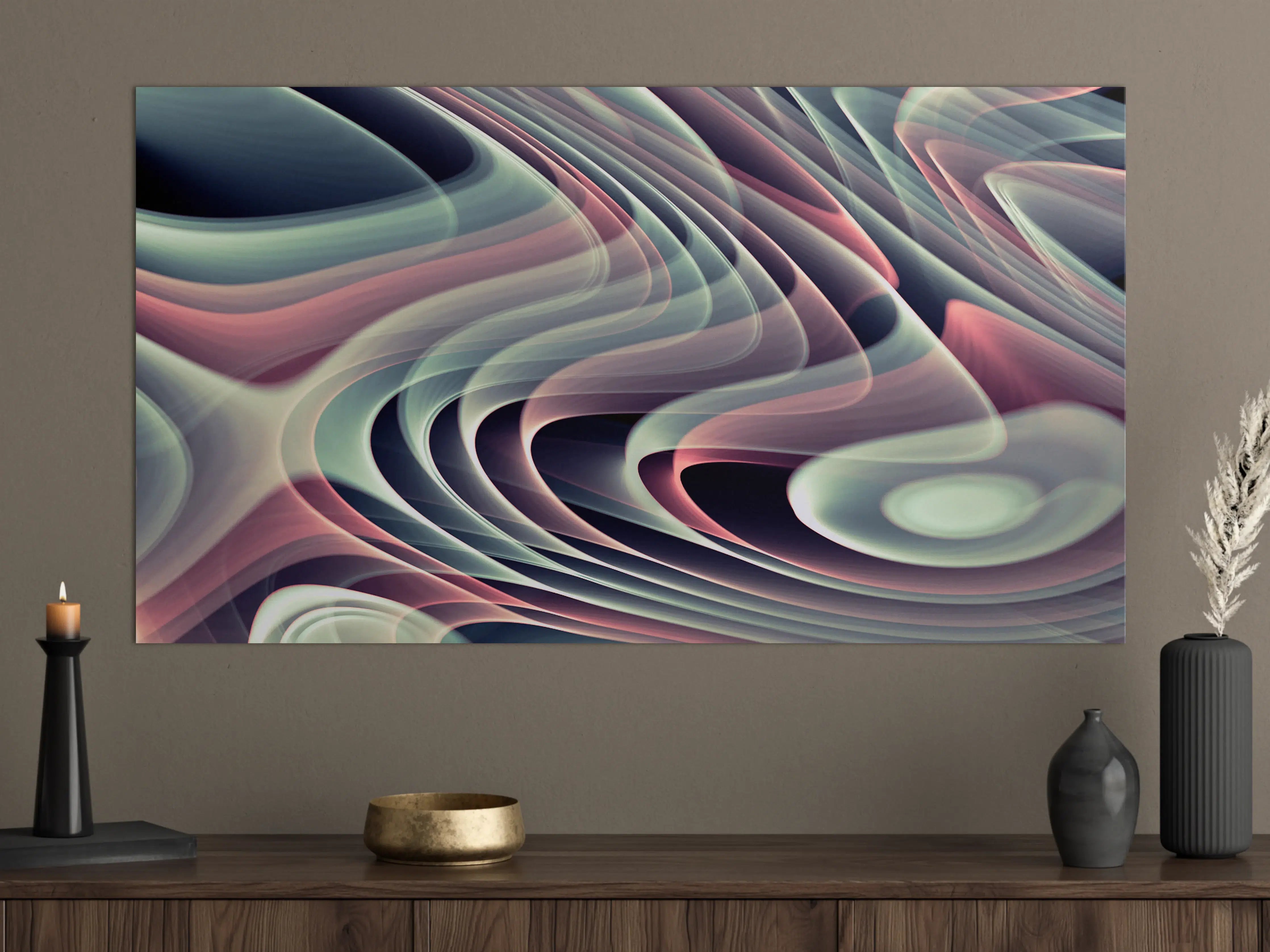 Große Wandbilder - Linienartiger Hintergrund - Abstrakt