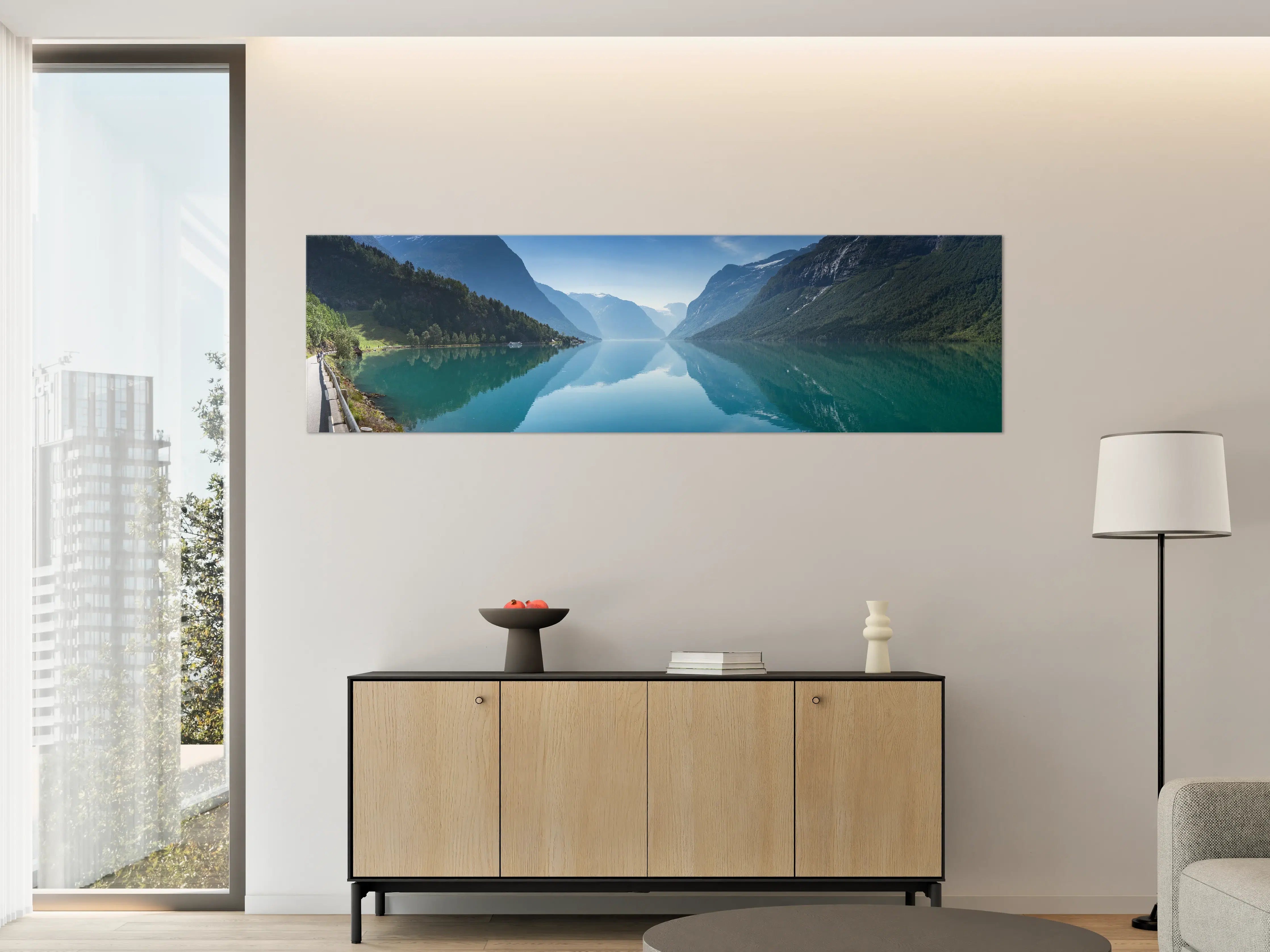Große Wandbilder - Lovatnet See - Norwegen