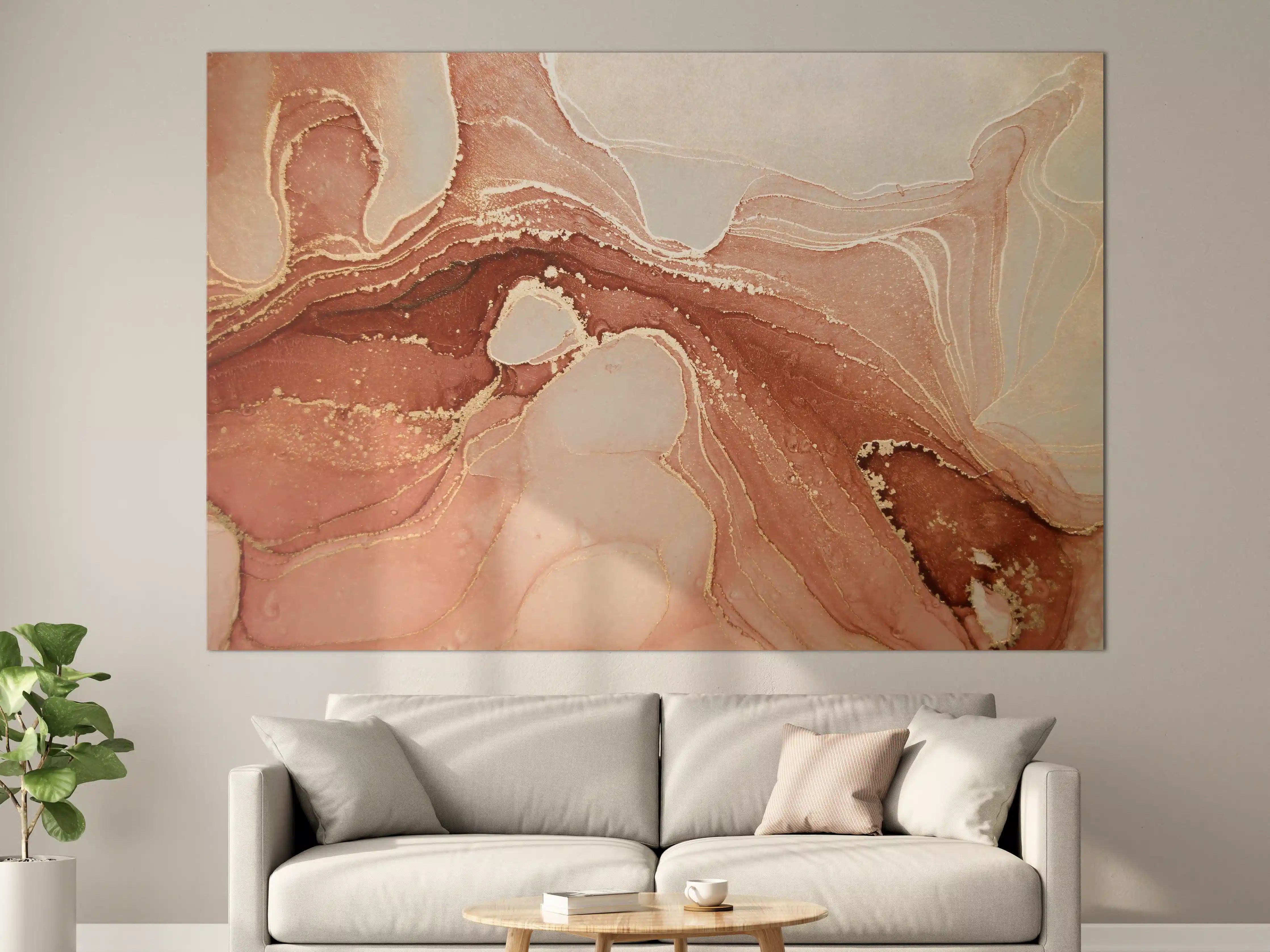 Große Wandbilder - Luxuriöse Darstellung durch flüssige Kunst
