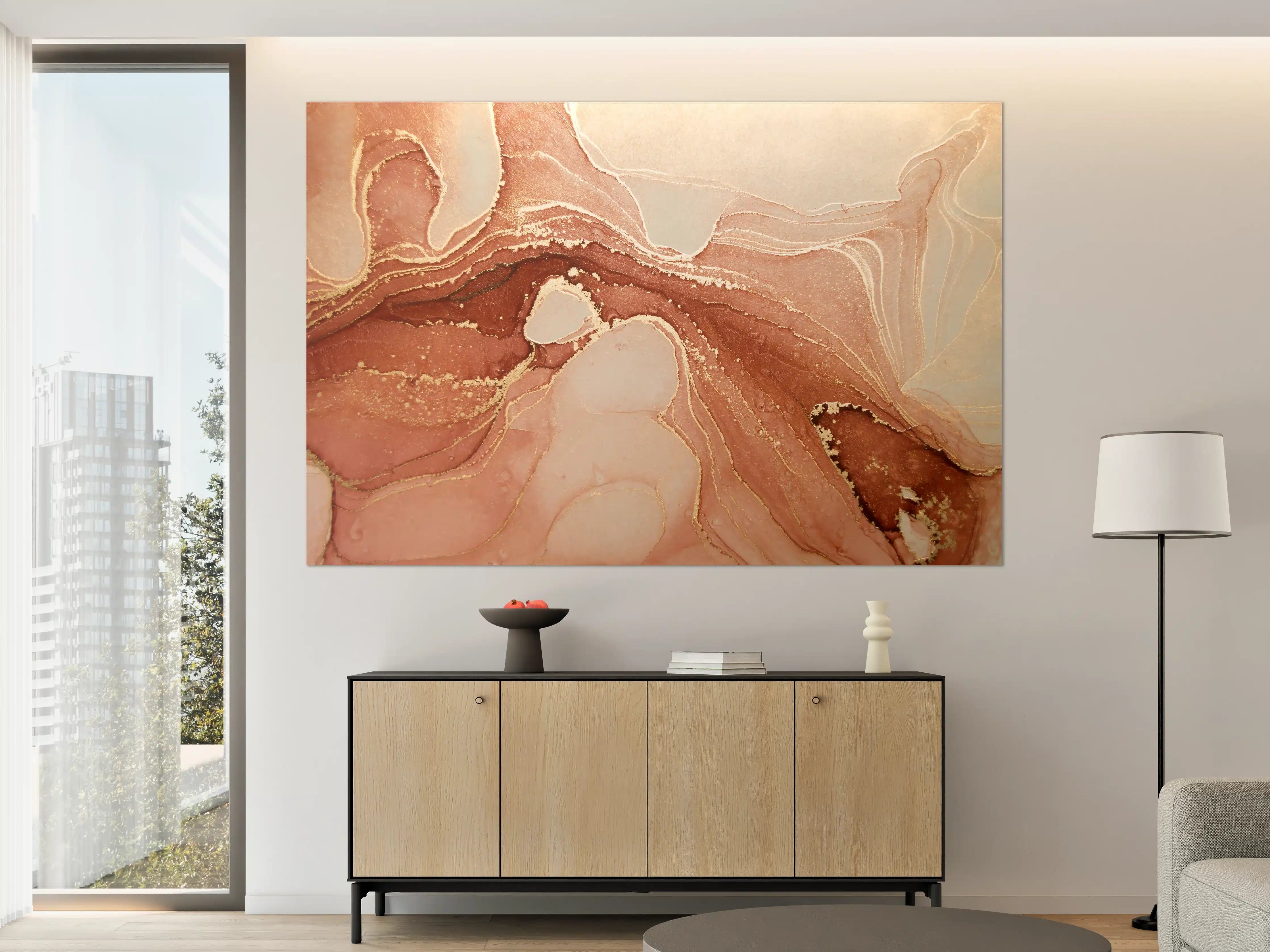Große Wandbilder - Luxuriöse Darstellung durch flüssige Kunst