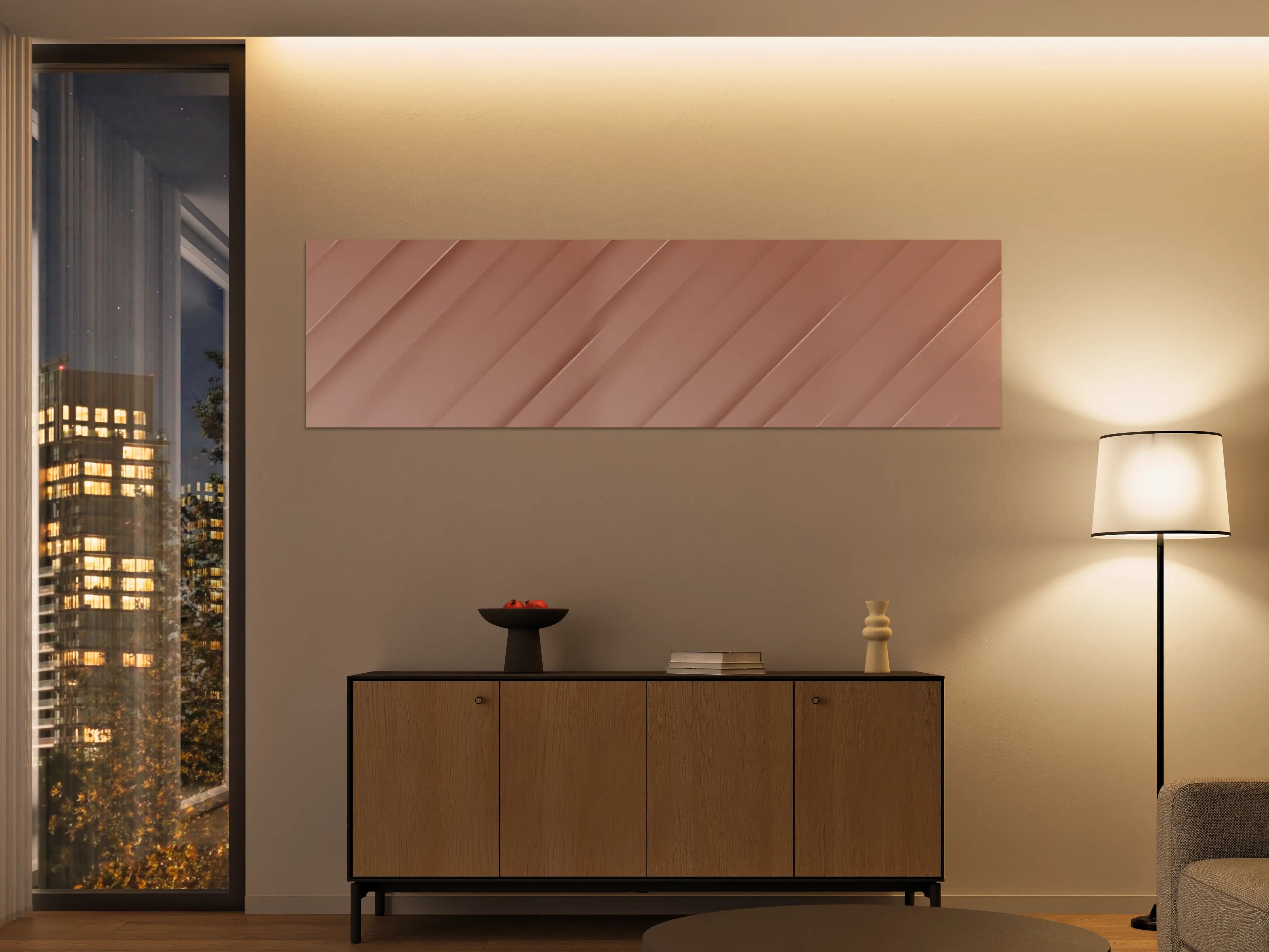 Große Wandbilder - Luxuriöse Rose Gold Textur