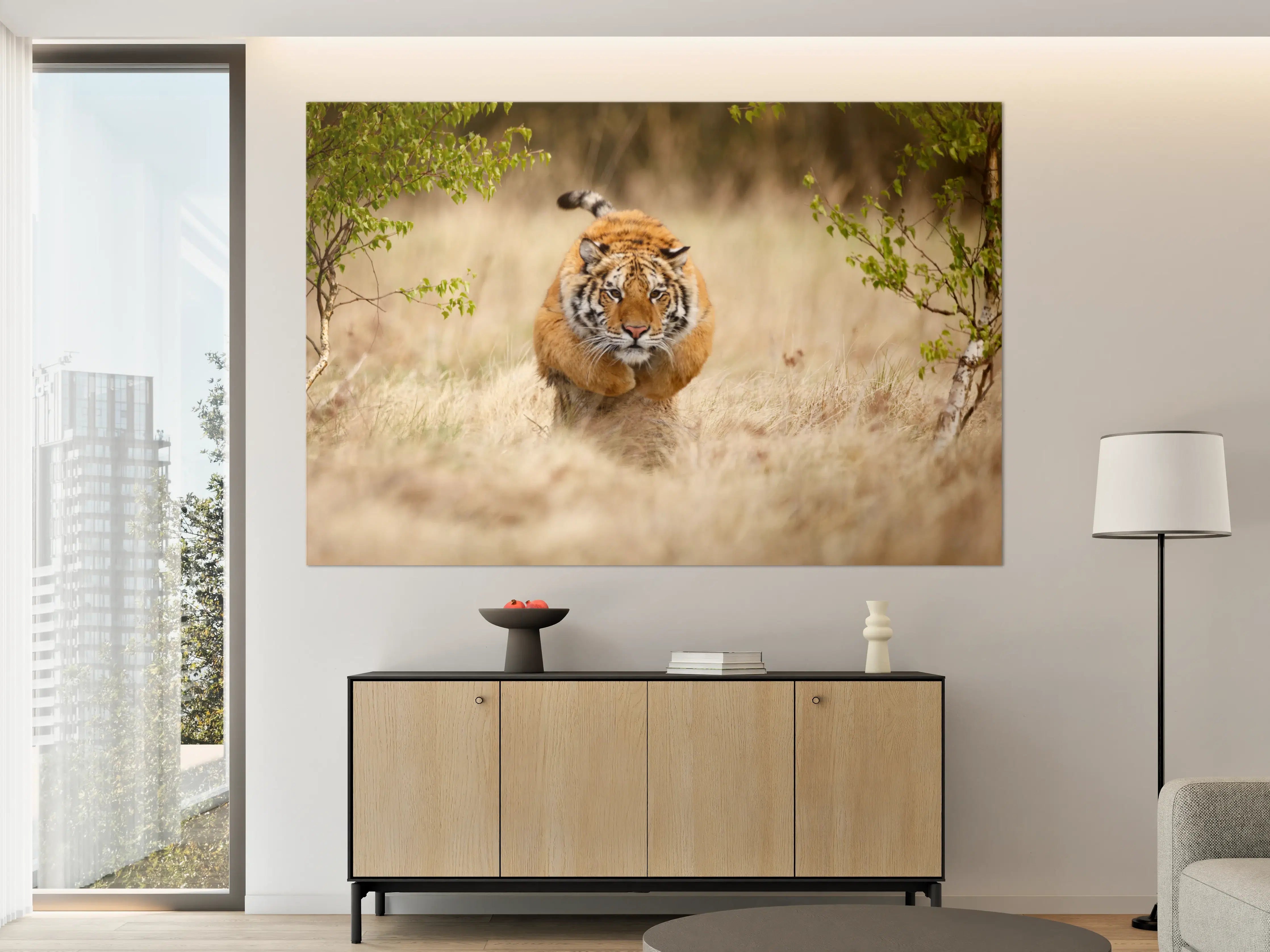 Große Wandbilder - Mächtiger Sibirischer Tiger
