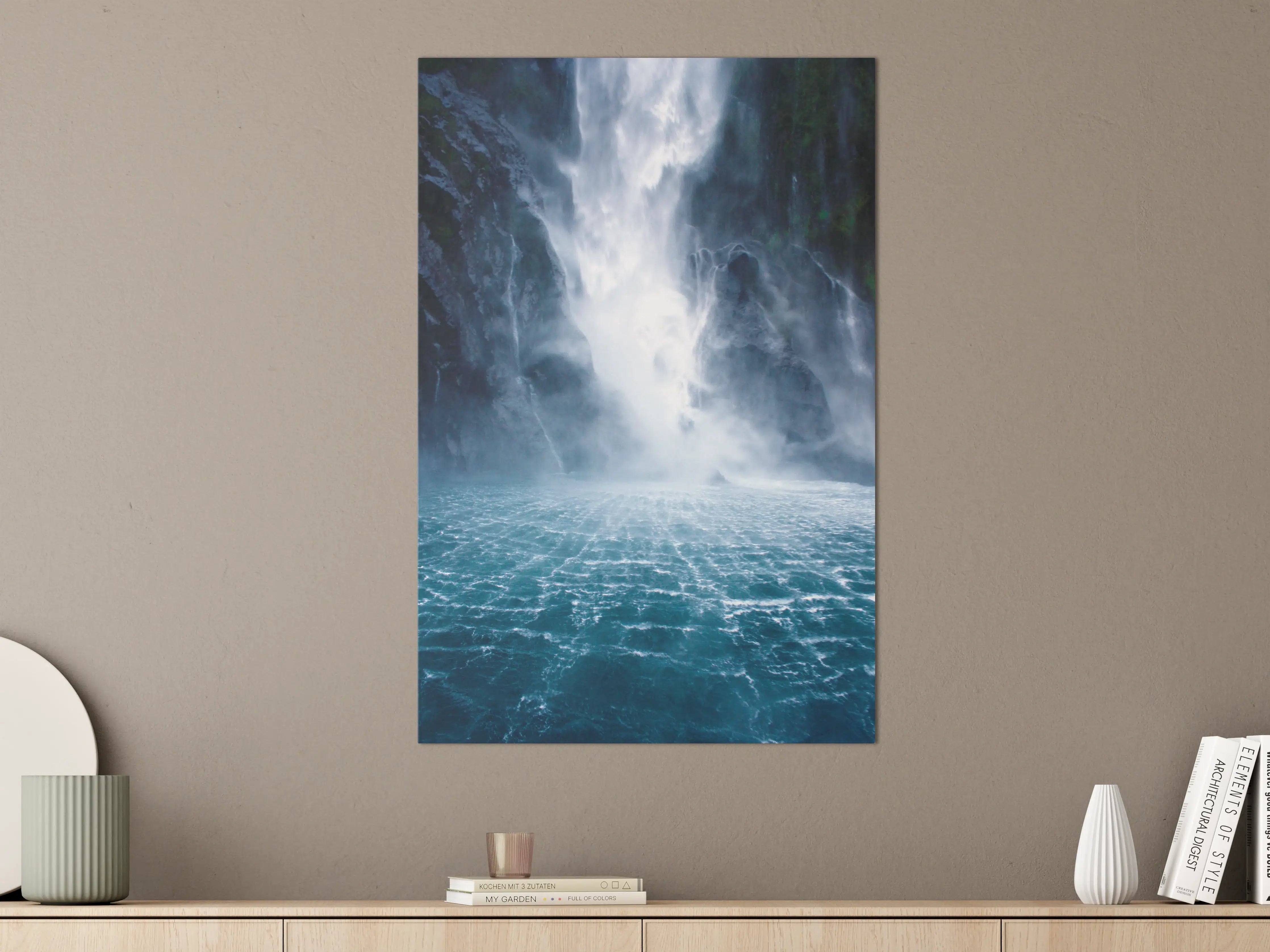 Große Wandbilder - Majestätischer Grauwasserfall