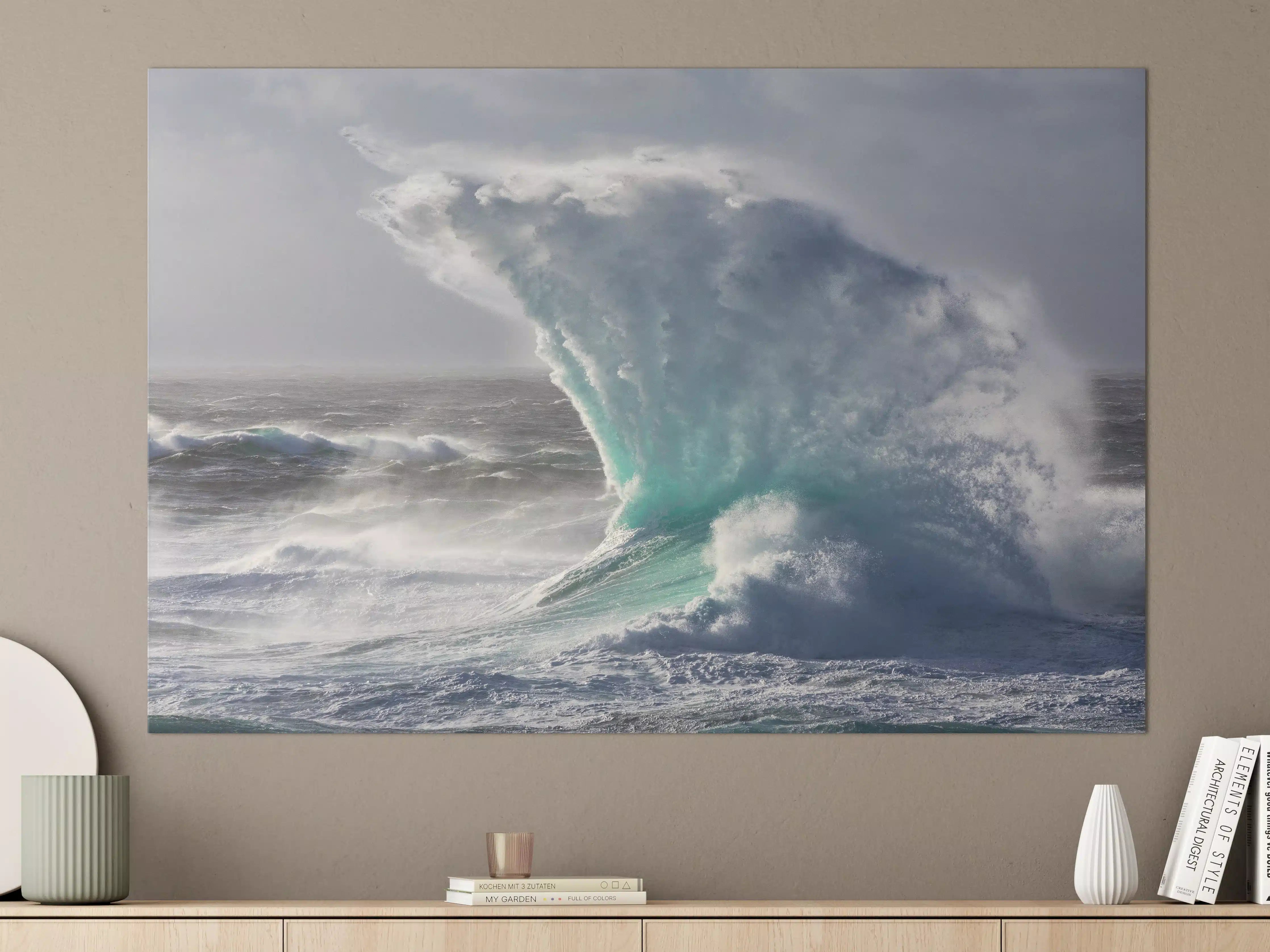 Große Wandbilder - Majestätischer Meereswellen-Sprung