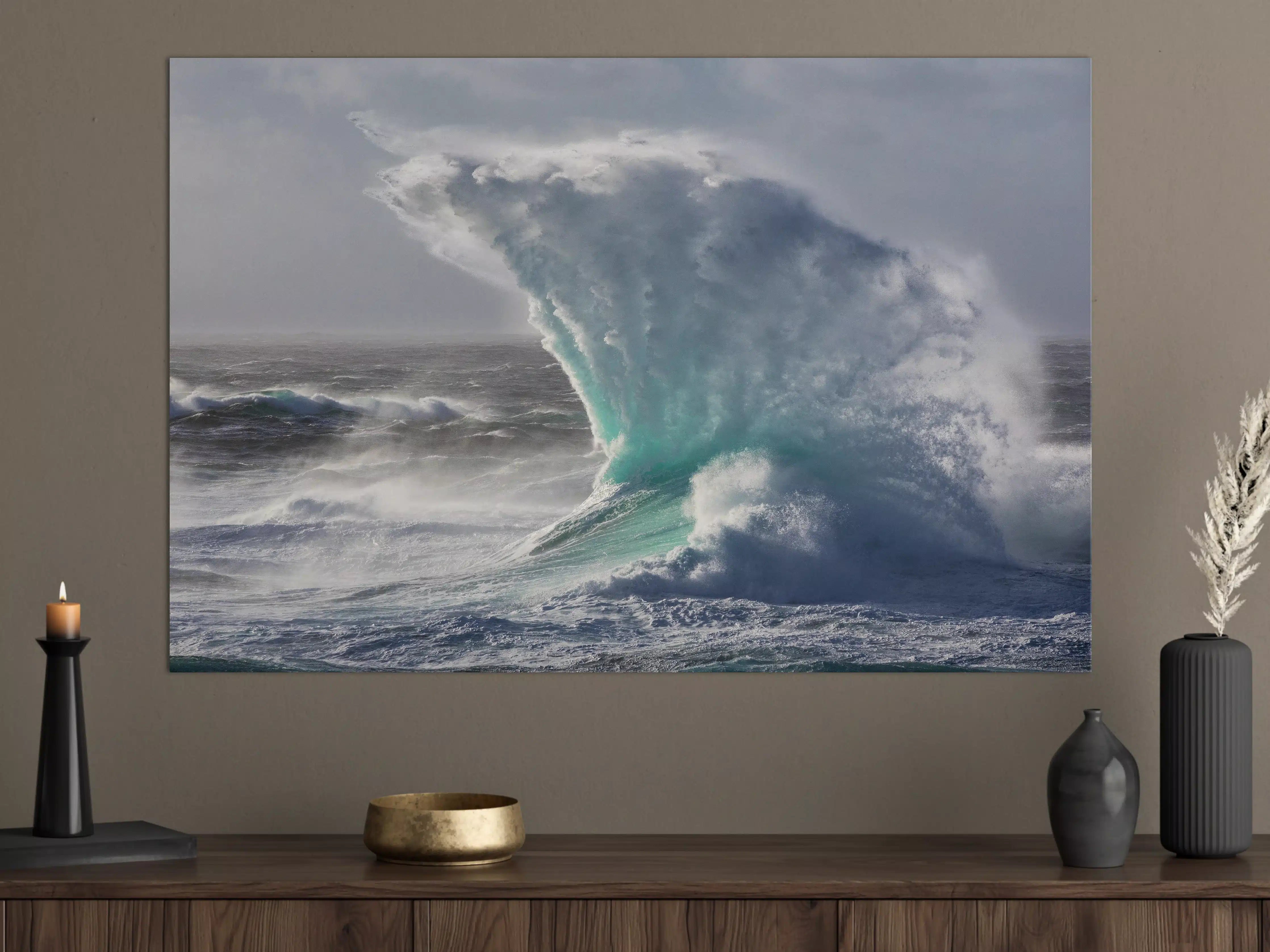 Große Wandbilder - Majestätischer Meereswellen-Sprung