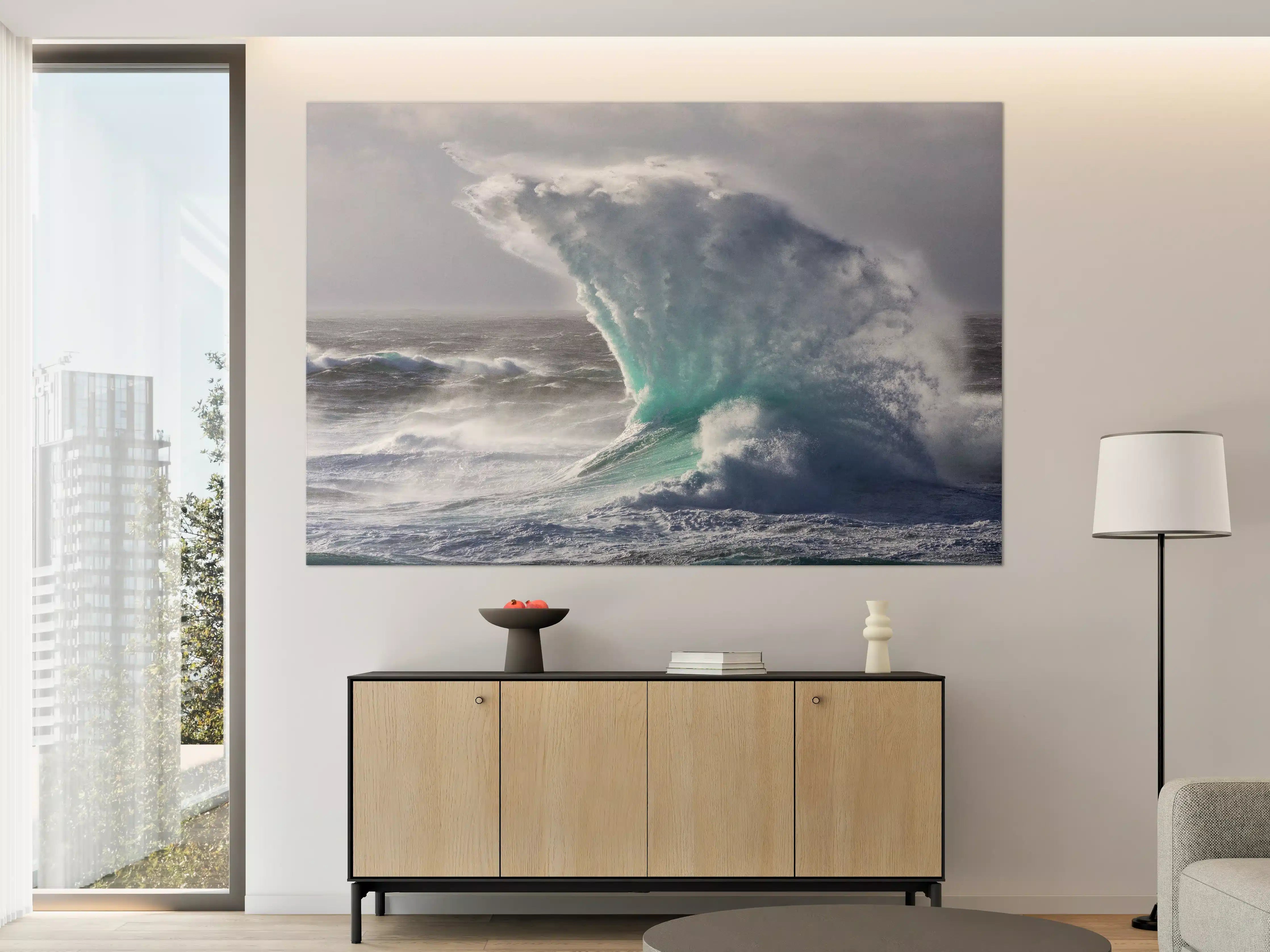 Große Wandbilder - Majestätischer Meereswellen-Sprung