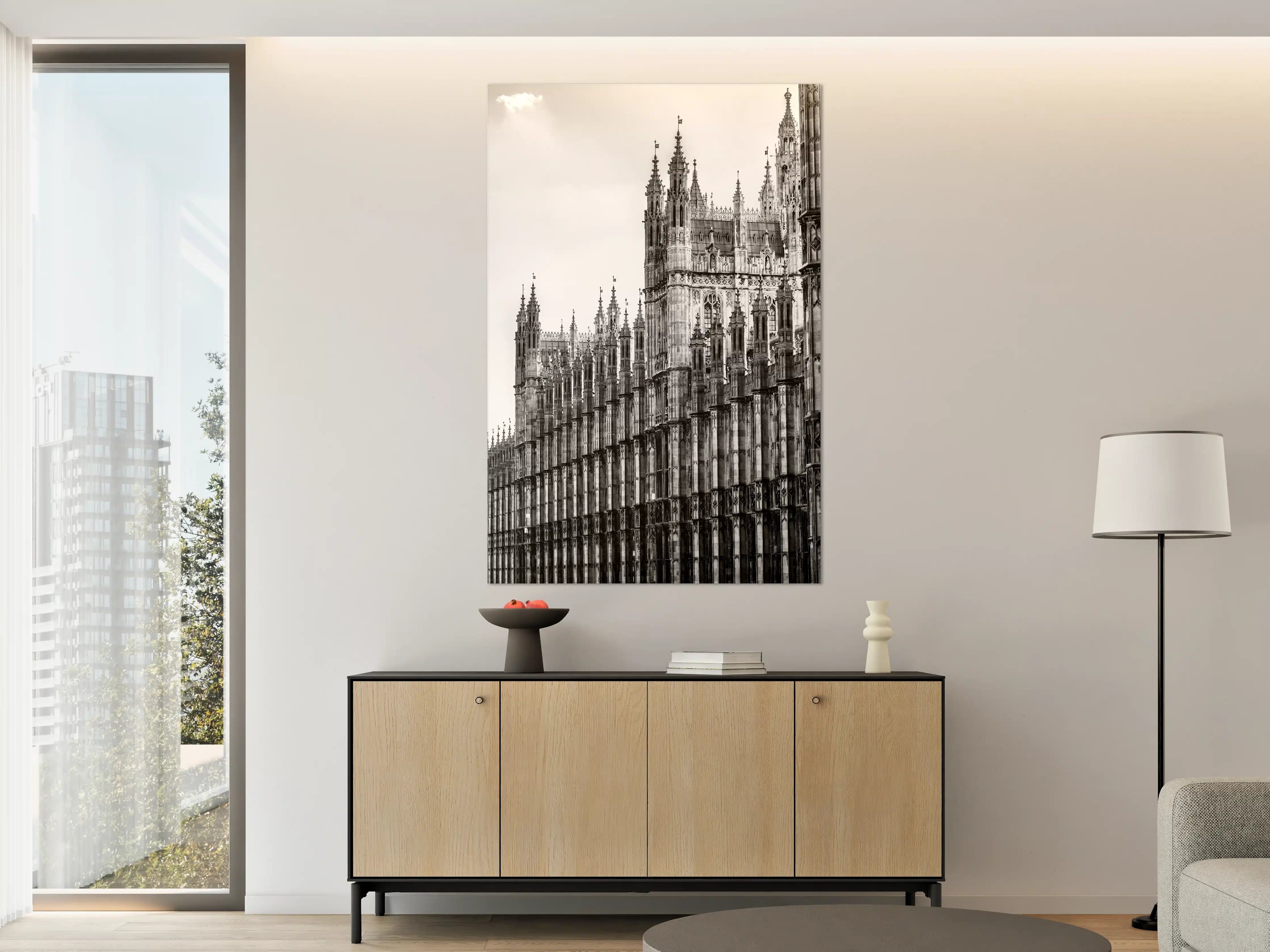 Große Wandbilder - Majestätisches Gothic-Kirchenpanorama