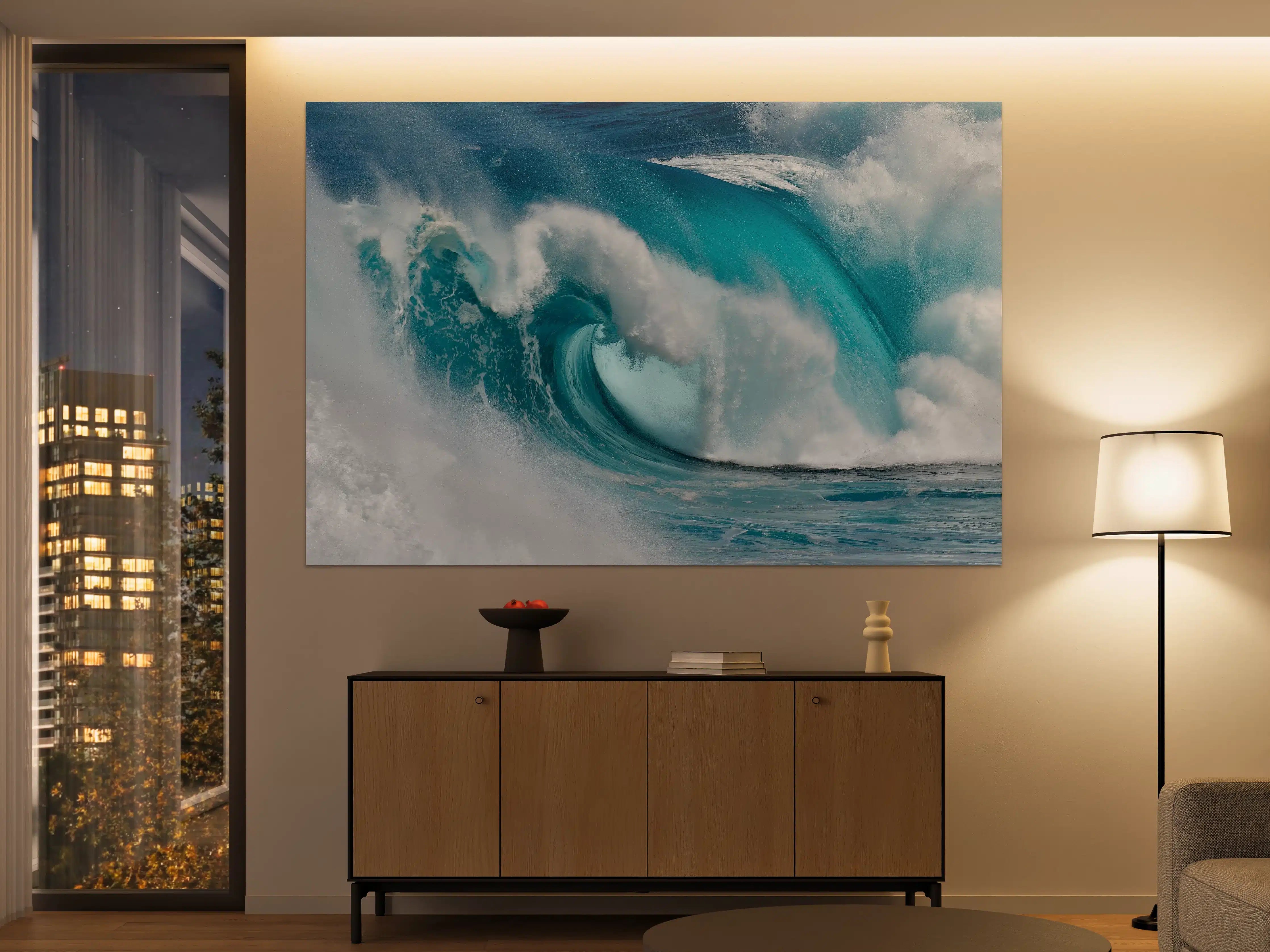 Große Wandbilder - Majestische Meereswelle