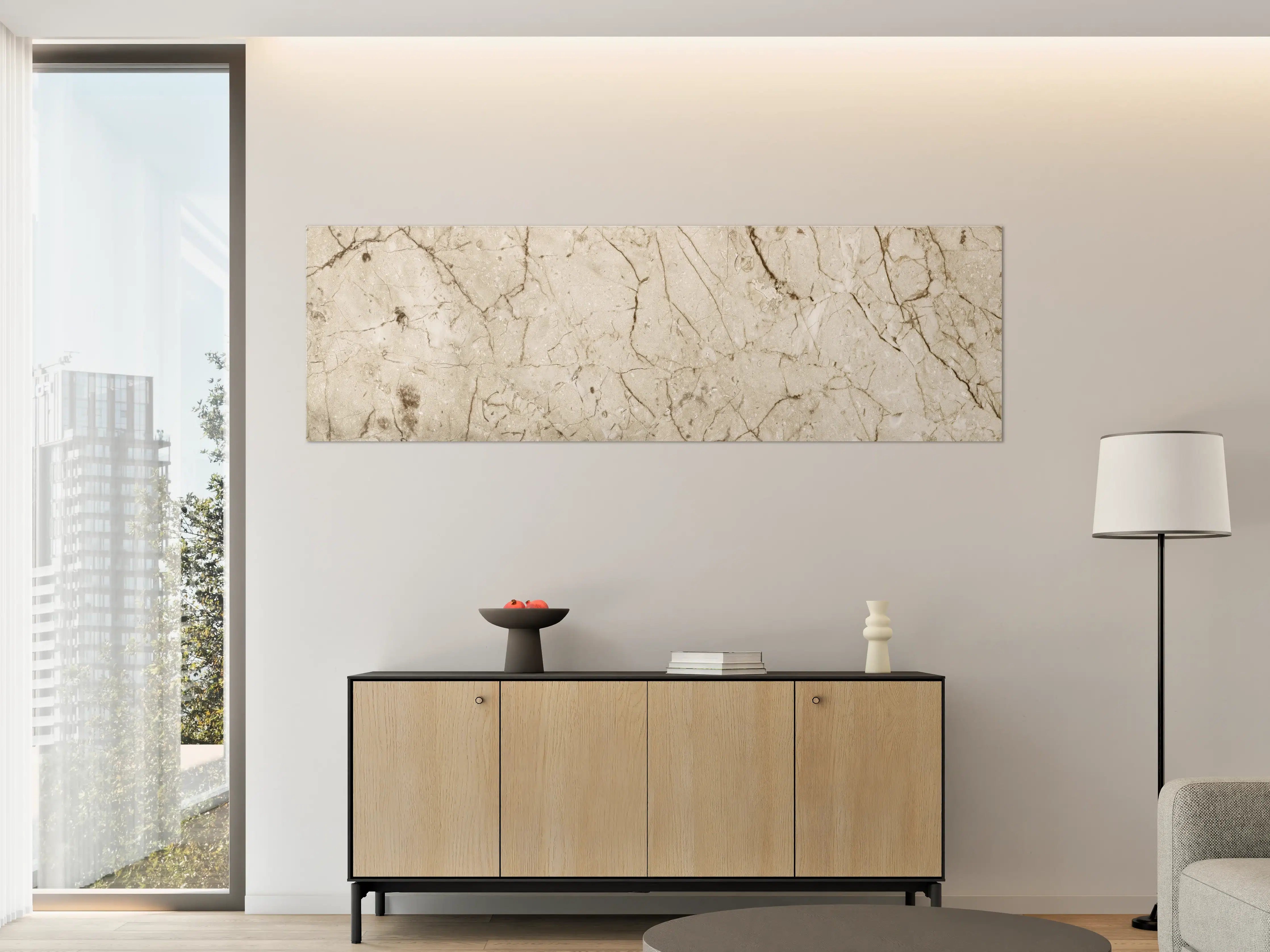Große Wandbilder - Marmor Hintergrund - Beige