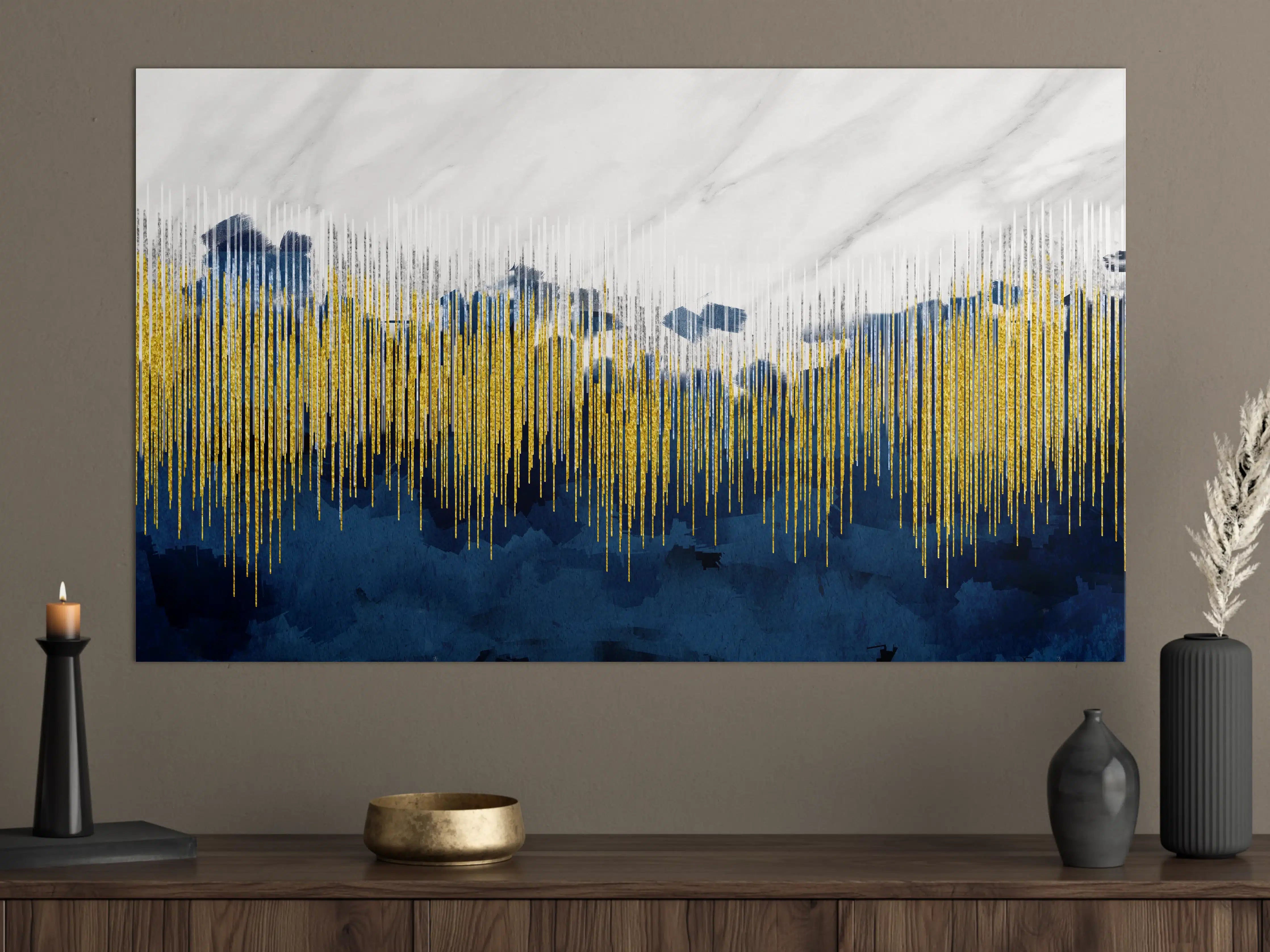 Große Wandbilder - Marmor Kunst Tapete - 3D