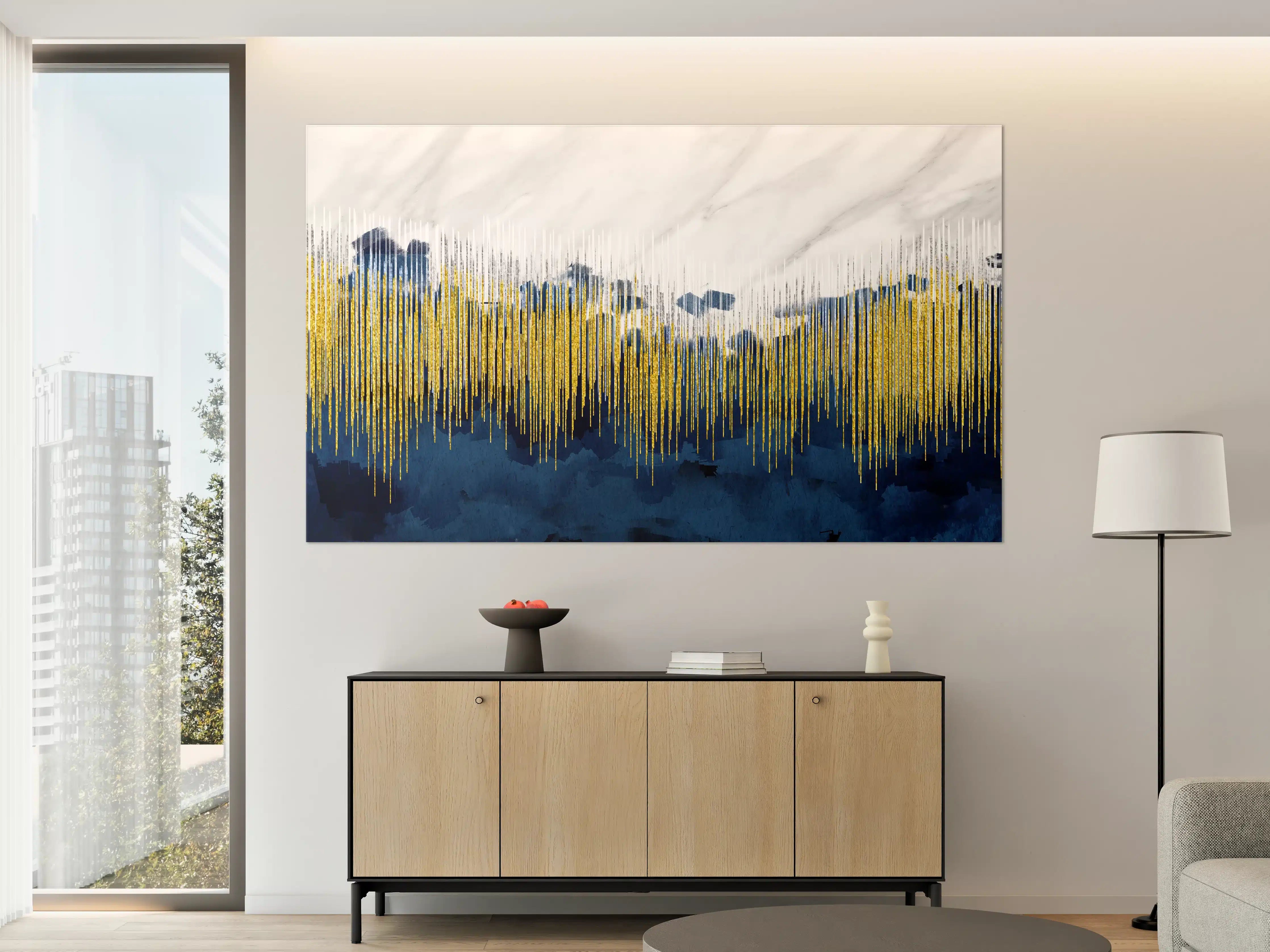 Große Wandbilder - Marmor Kunst Tapete - 3D