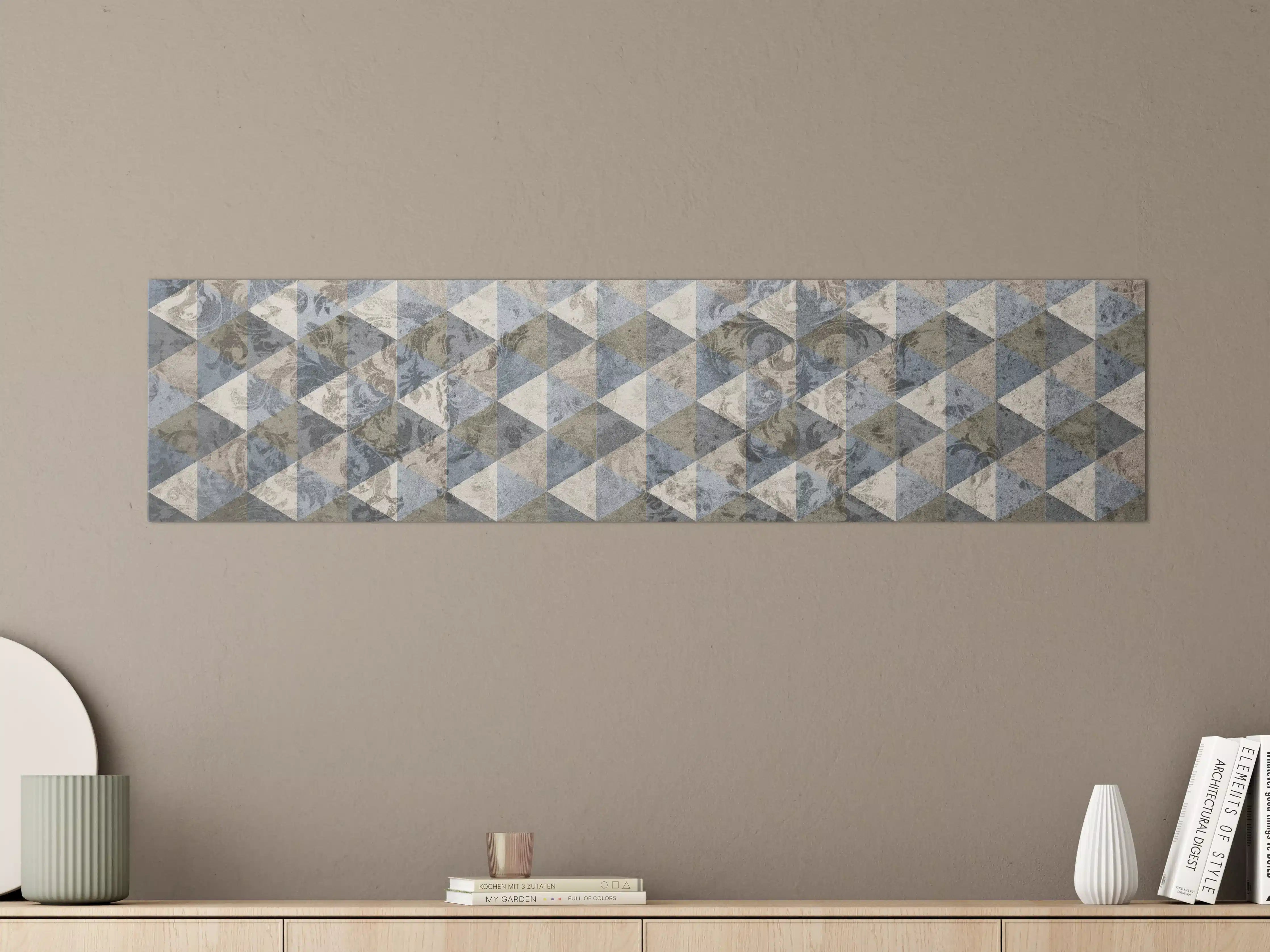 Große Wandbilder - Marmor-Textur in Grau- und Beigetönen
