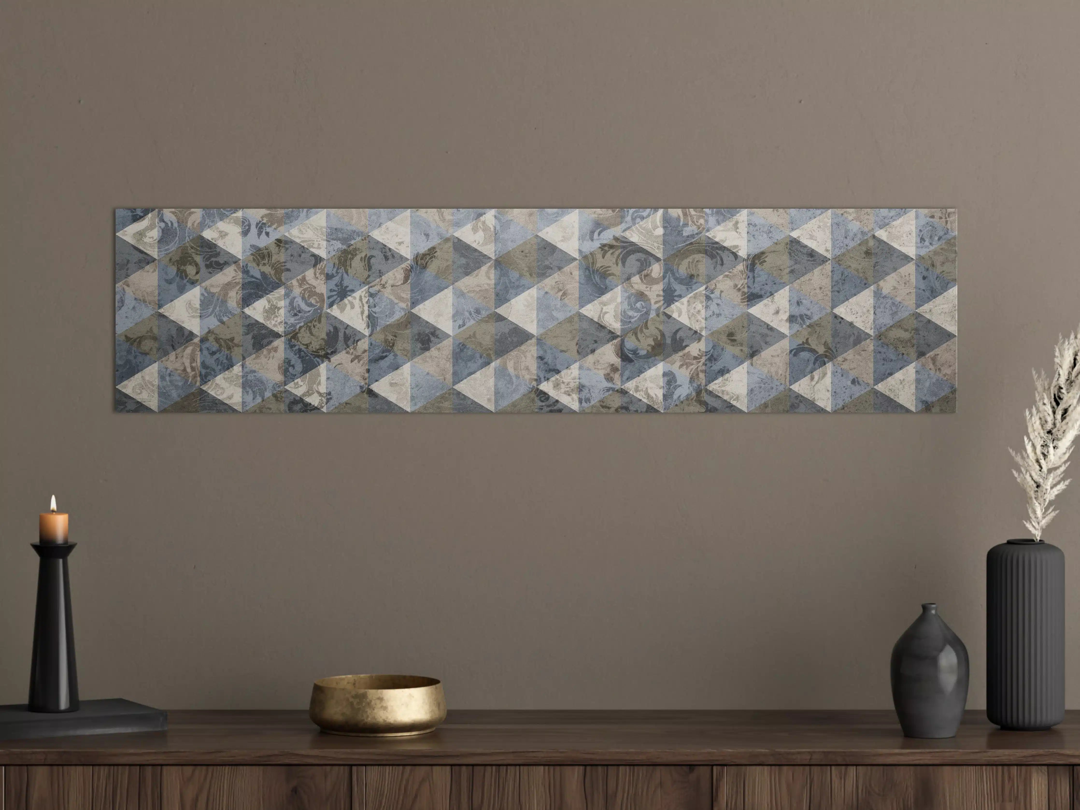 Große Wandbilder - Marmor-Textur in Grau- und Beigetönen