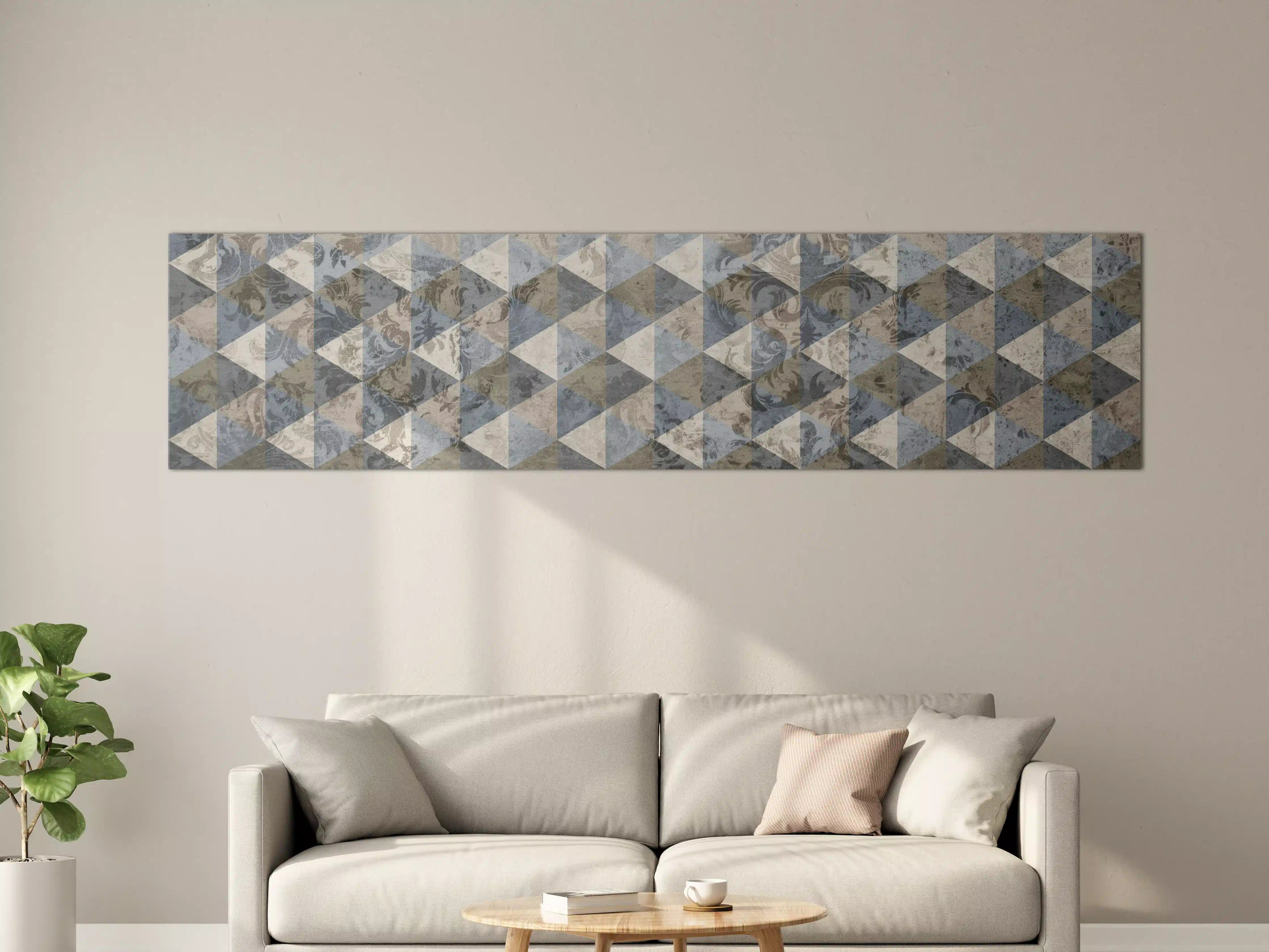 Große Wandbilder - Marmor-Textur in Grau- und Beigetönen