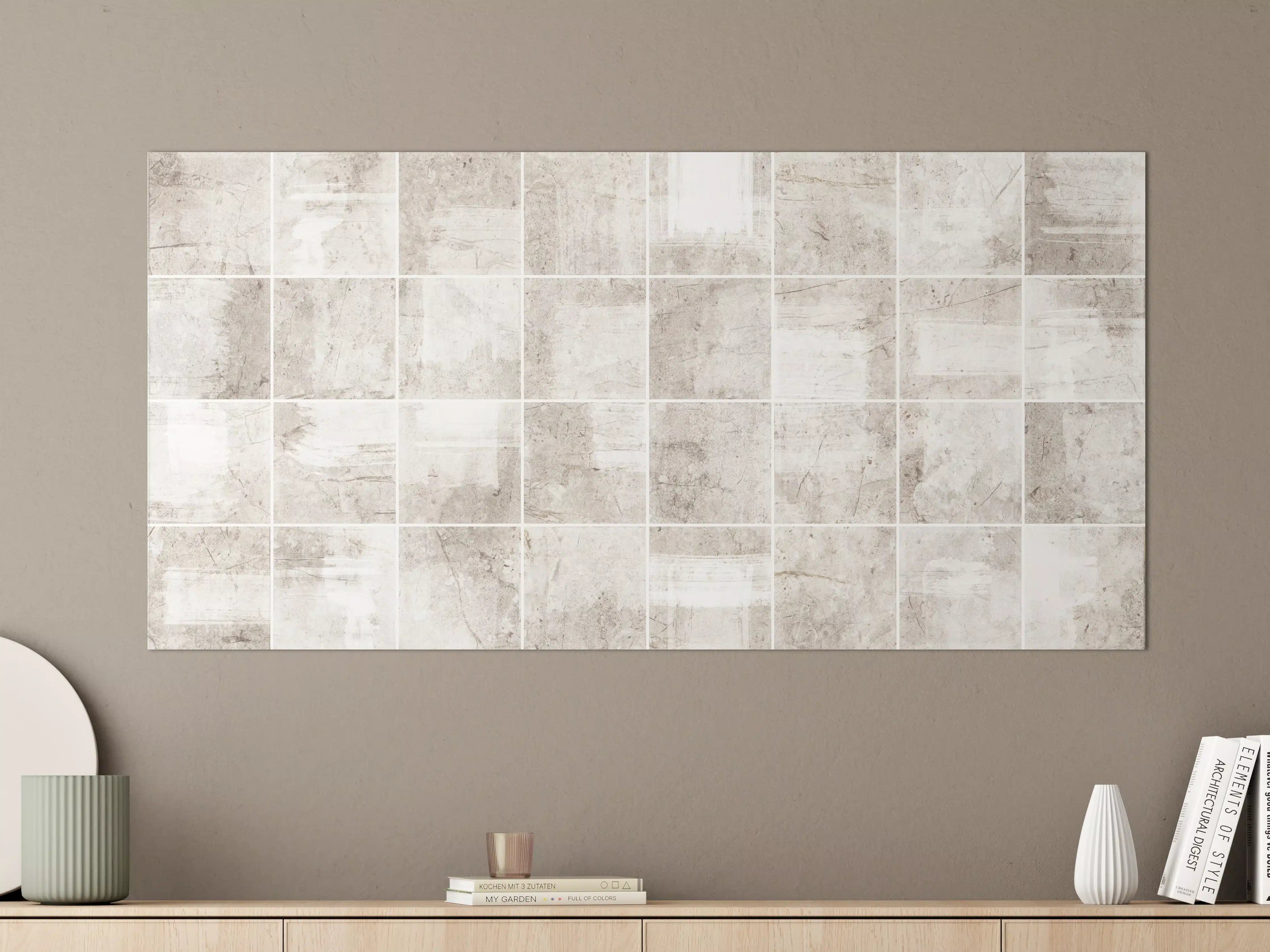 Große Wandbilder - Marmortextur - Bürsteneffekt