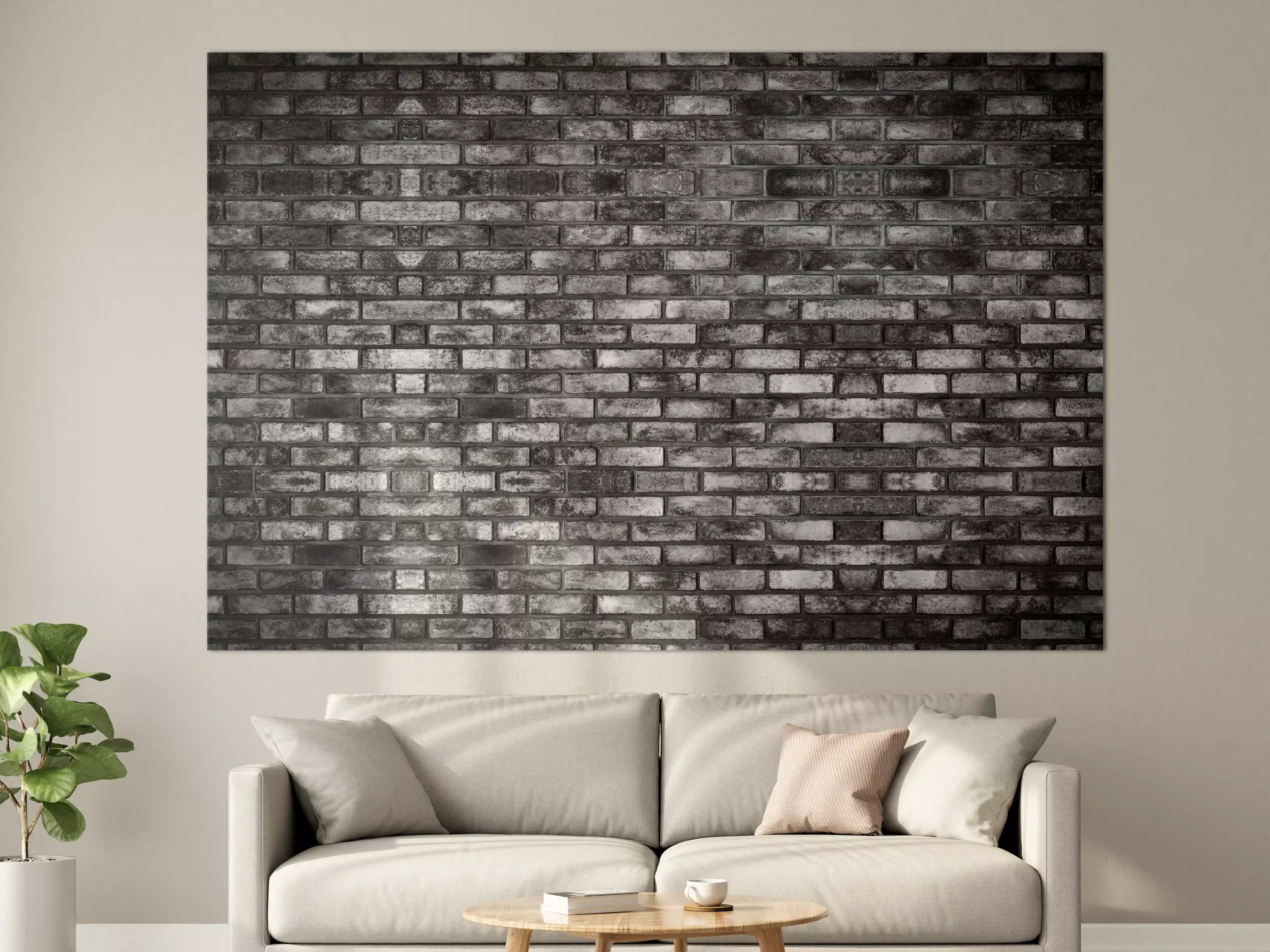 Große Wandbilder - Metallische Steinstruktur