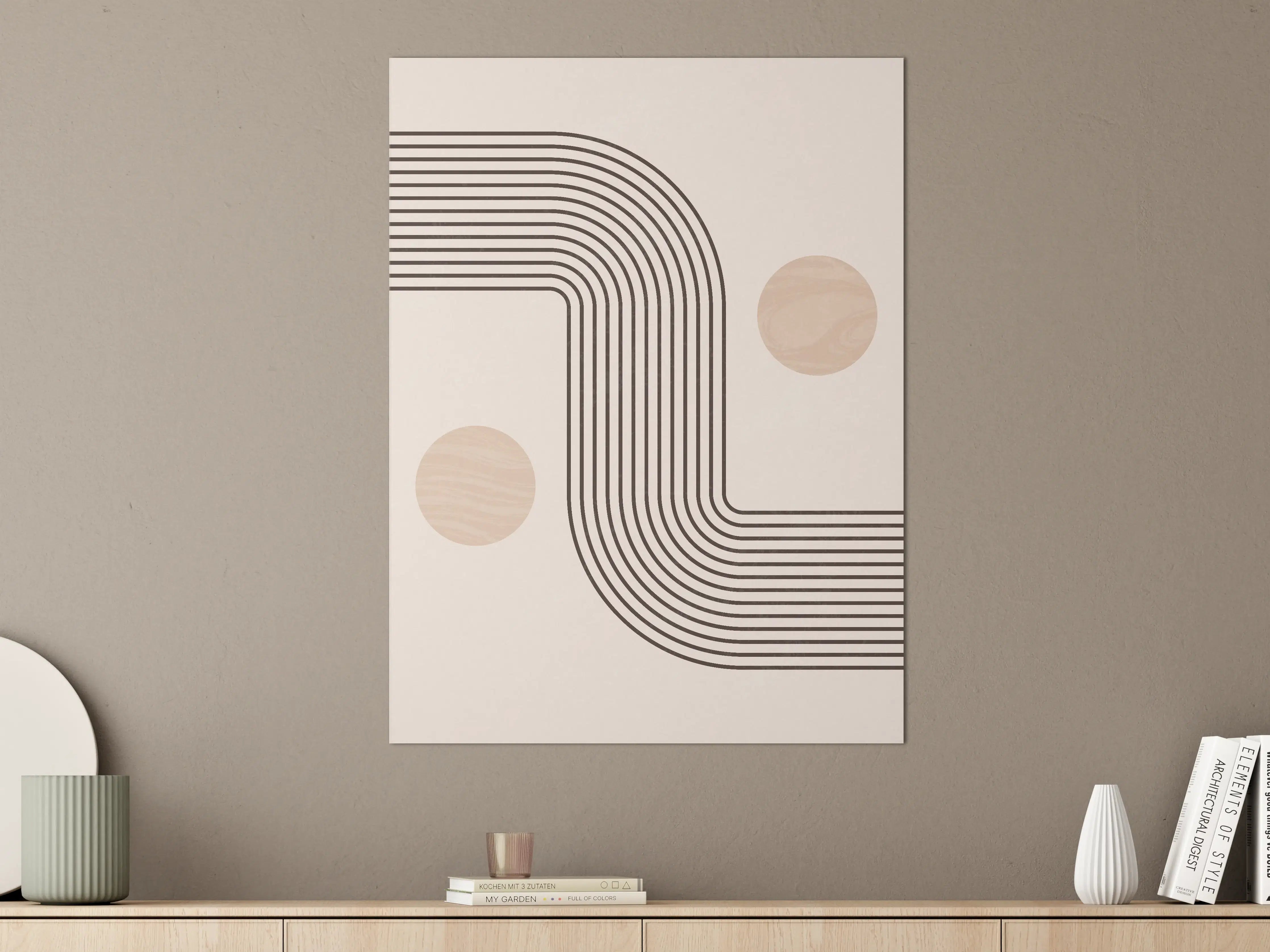 Große Wandbilder - Minimalistisches Linien-Design