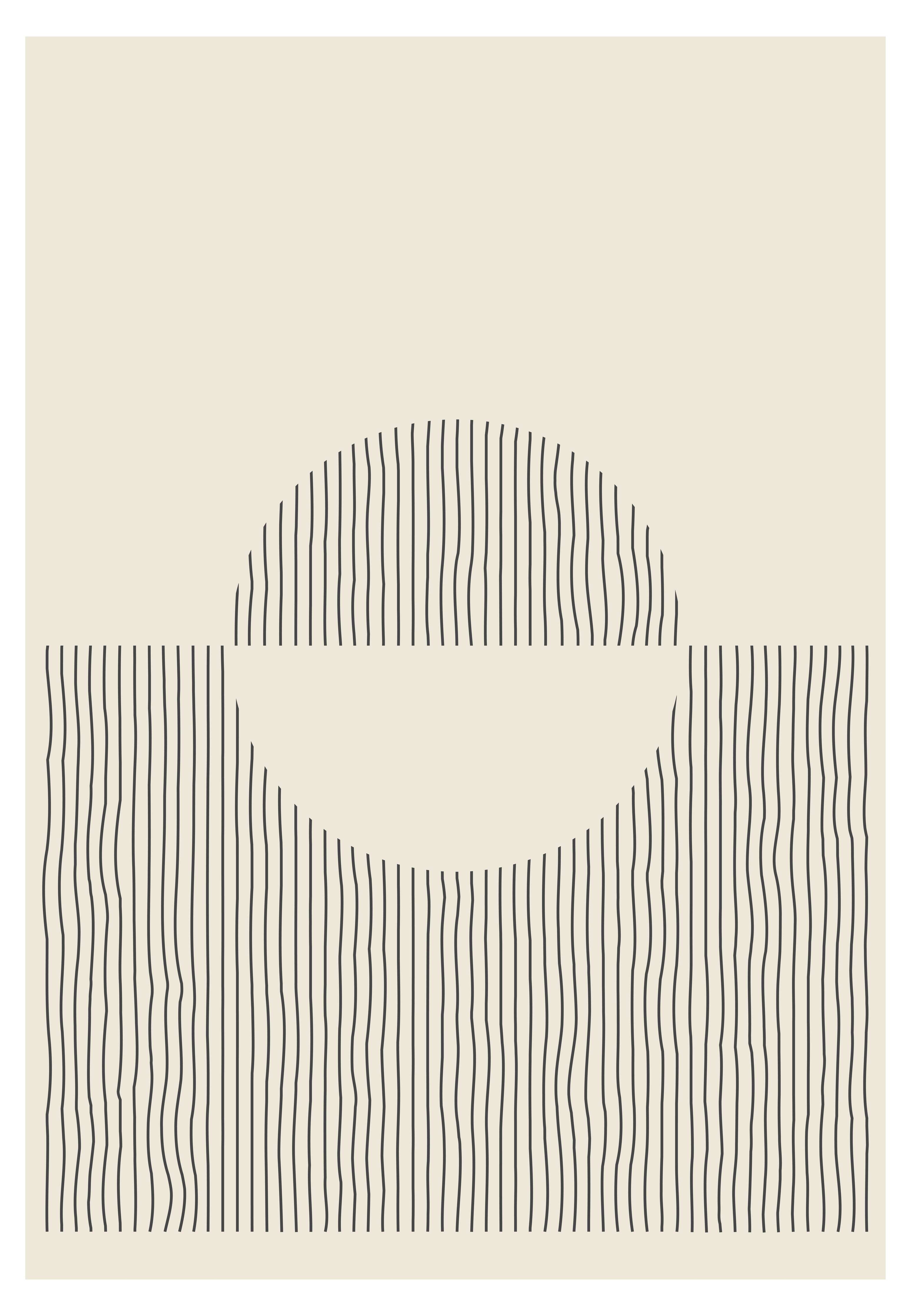 Große Wandbilder-Minimalistisches Sonnenmotiv in Schwarz-Weiß