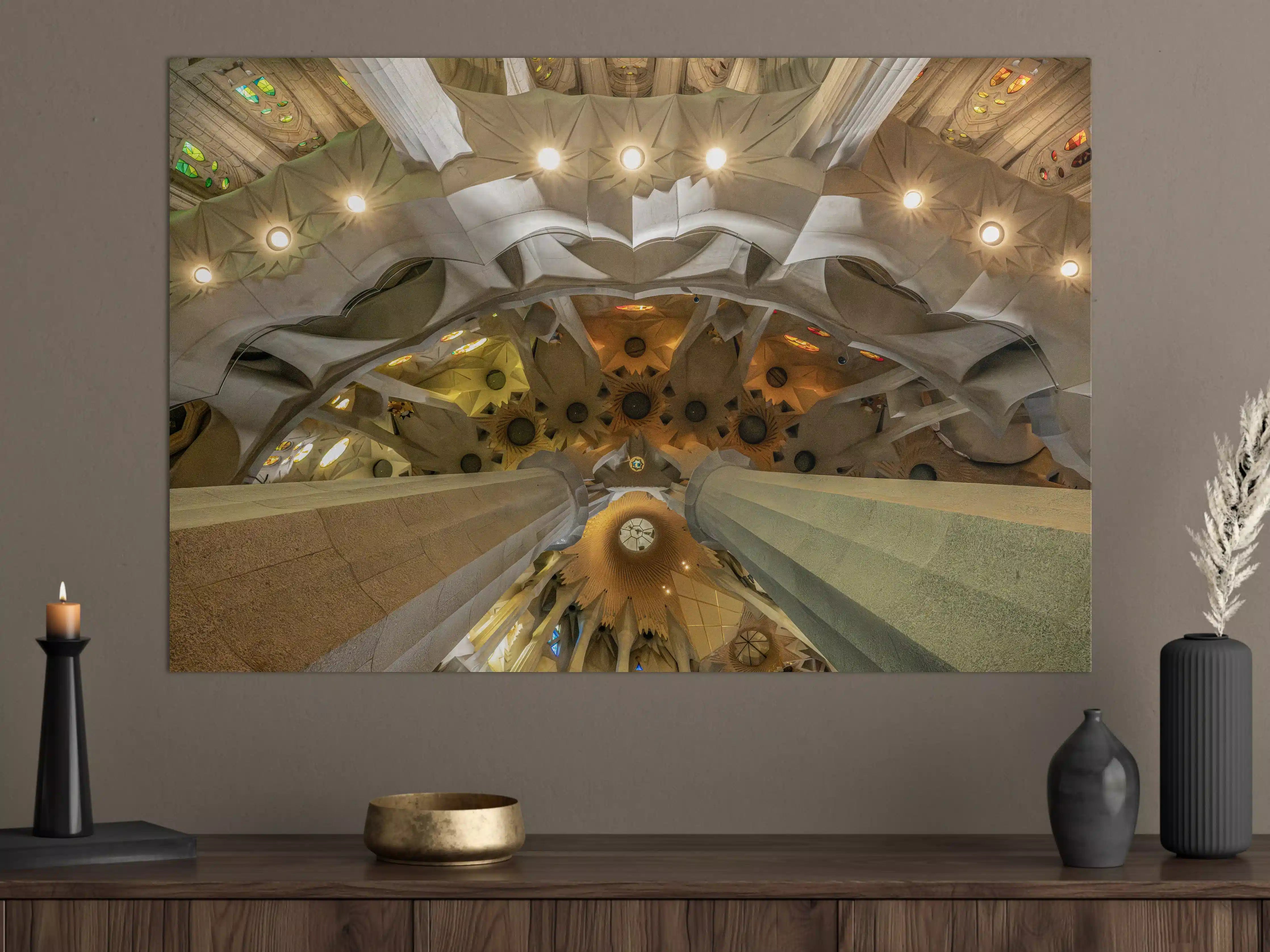 Große Wandbilder - Moderne Architektur im Inneren der Sagrada Família