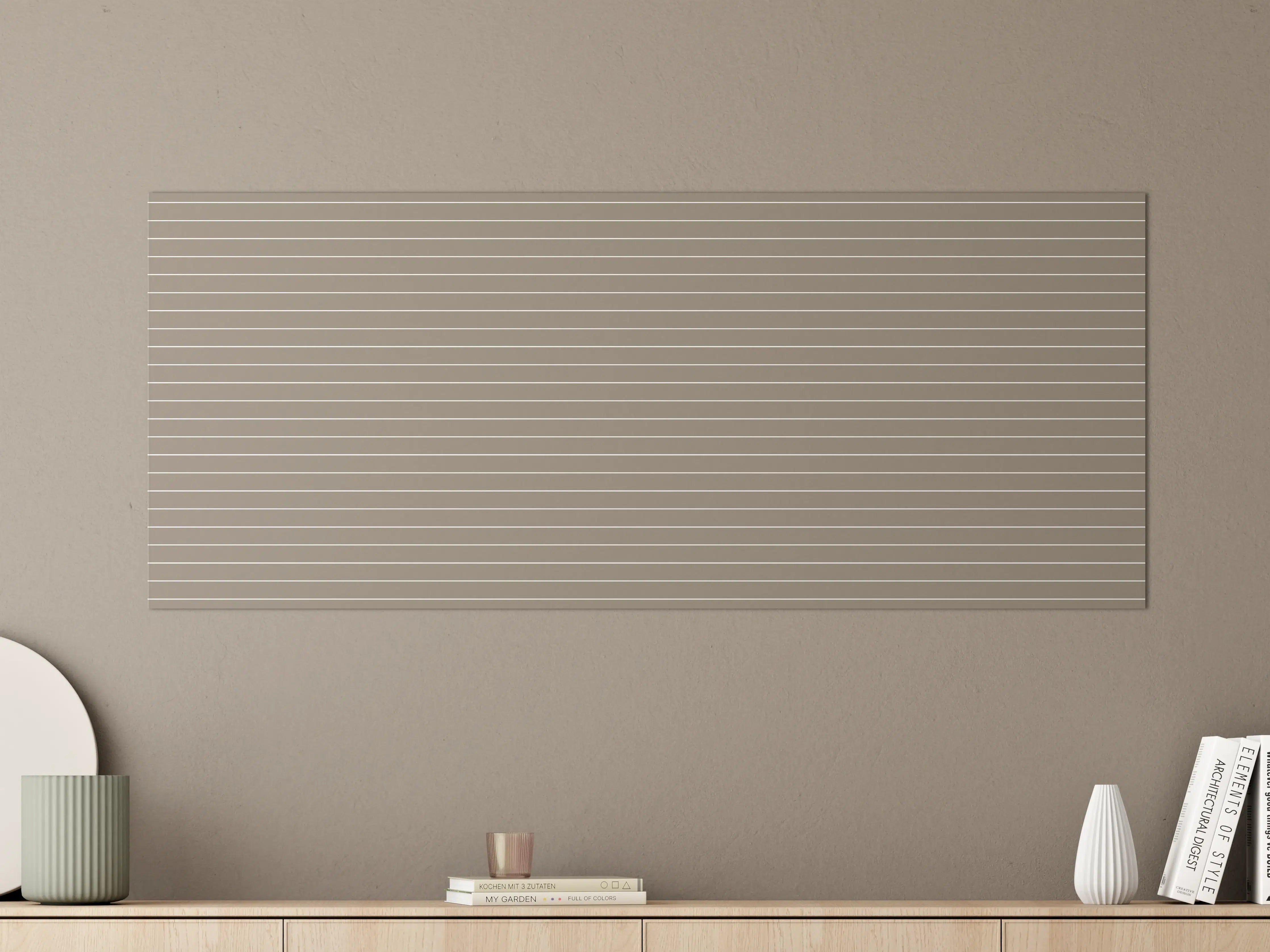 Große Wandbilder - Moderne Beige Linienstruktur