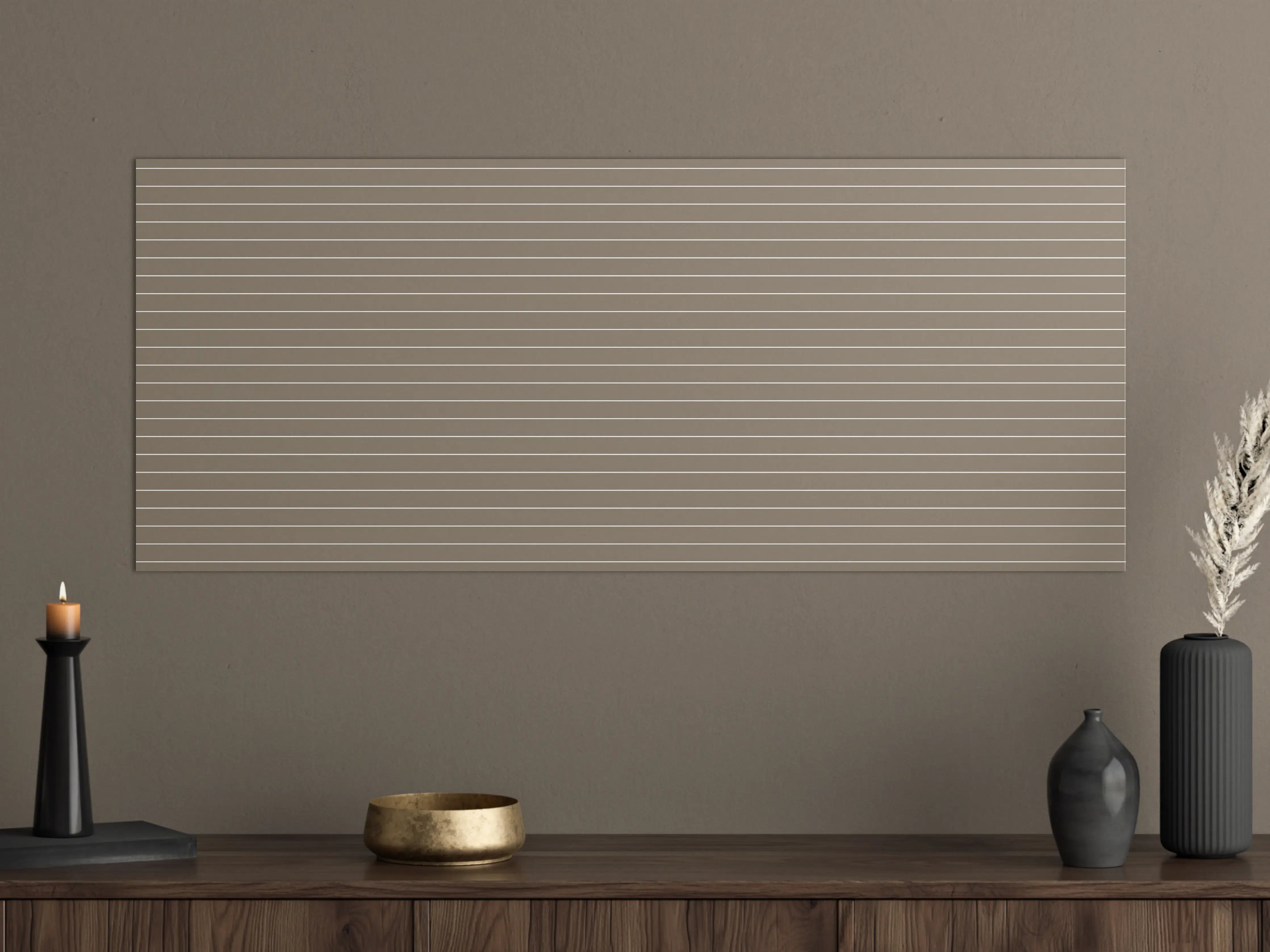 Große Wandbilder - Moderne Beige Linienstruktur
