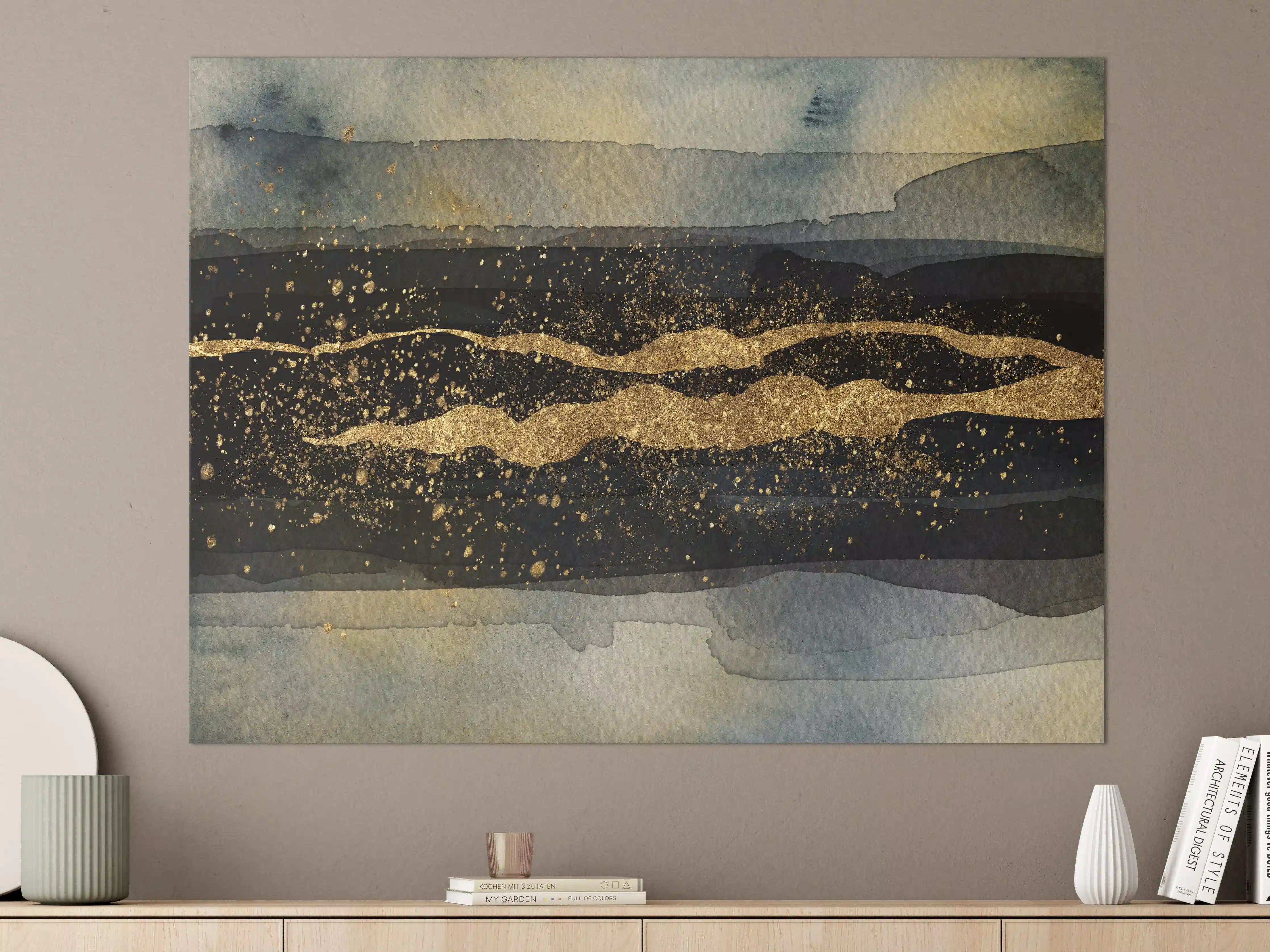 Große Wandbilder - Moderne Darstellung - Aquarellmalerei