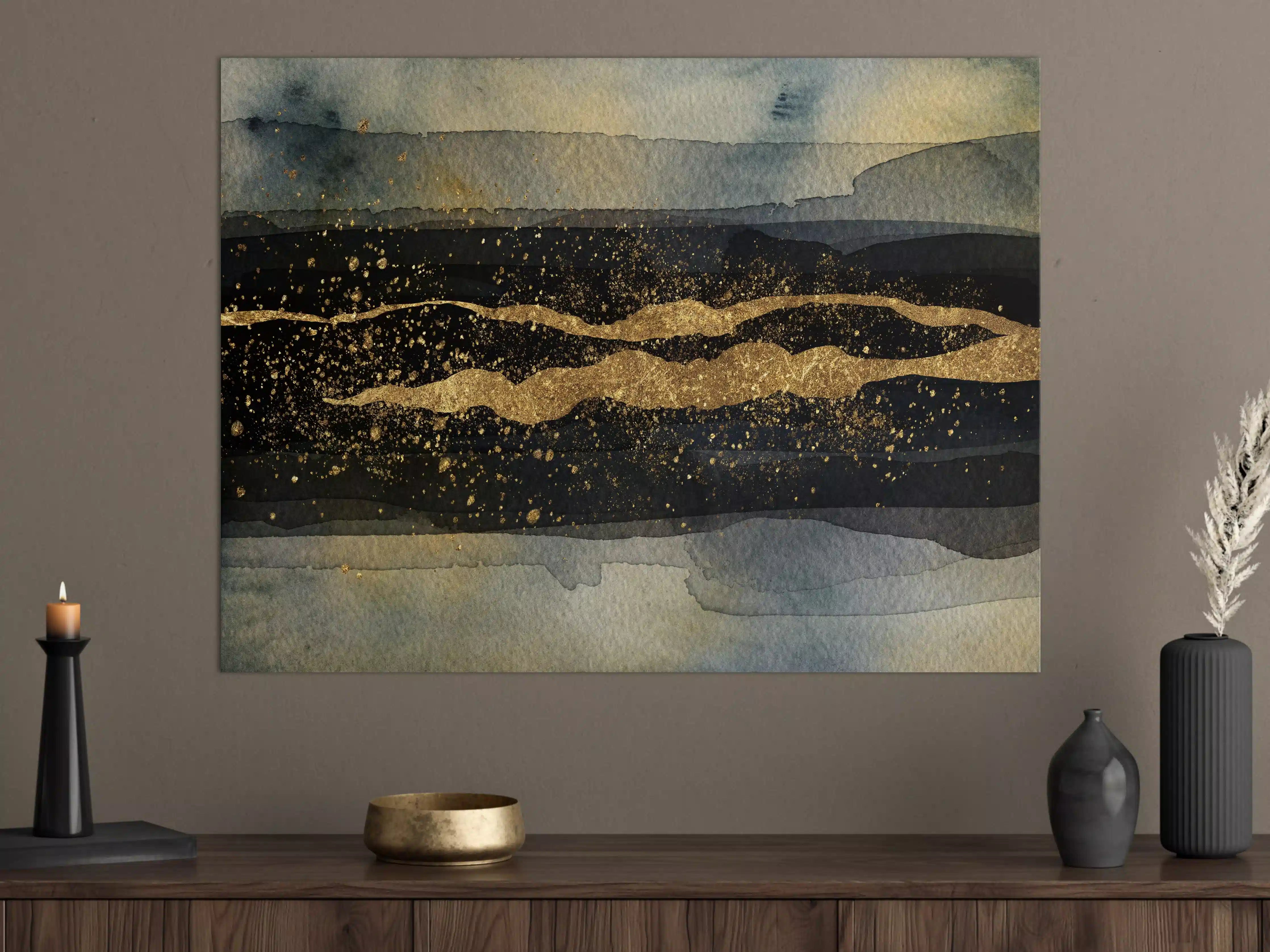 Große Wandbilder - Moderne Darstellung - Aquarellmalerei
