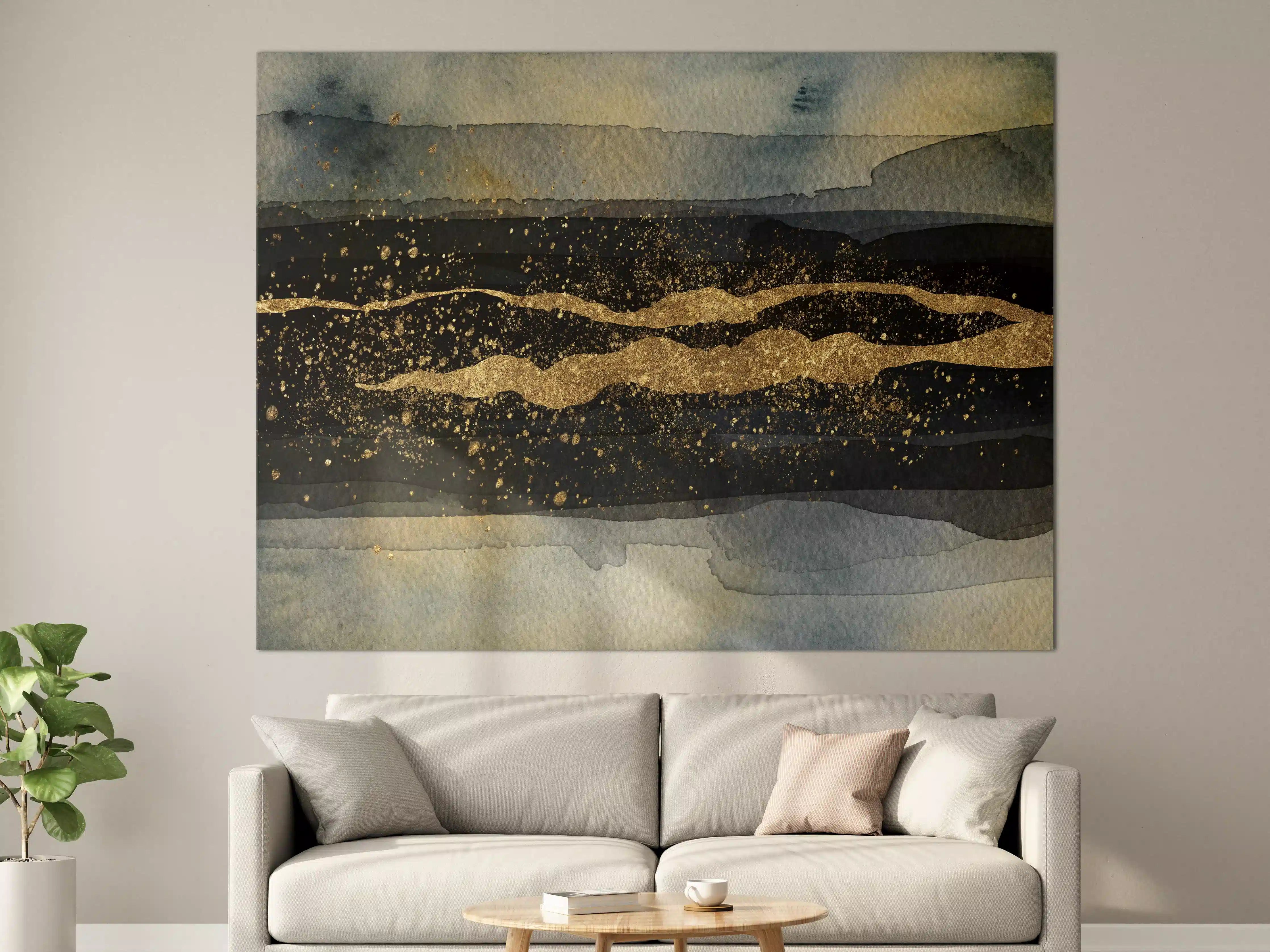 Große Wandbilder - Moderne Darstellung - Aquarellmalerei