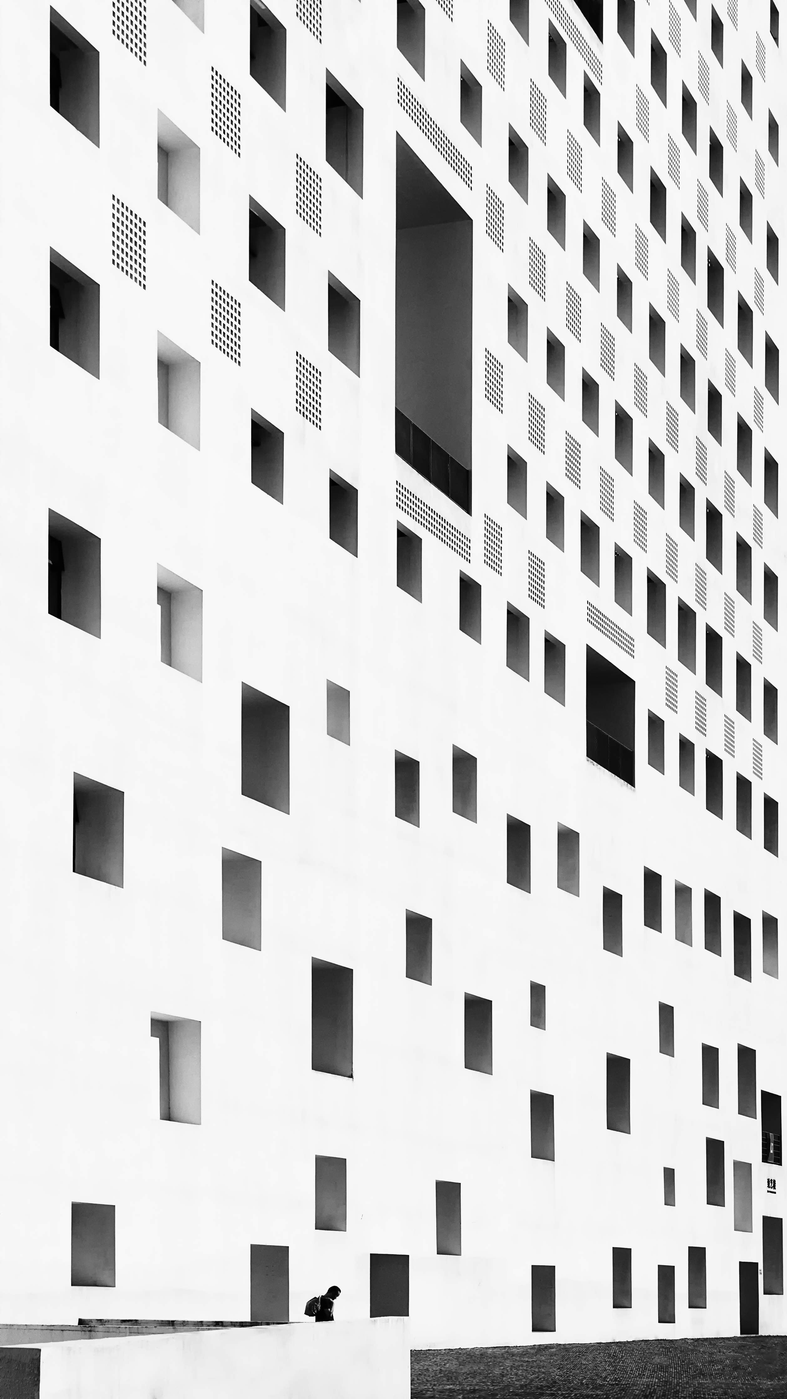Große Wandbilder-Moderne Fassadenarchitektur