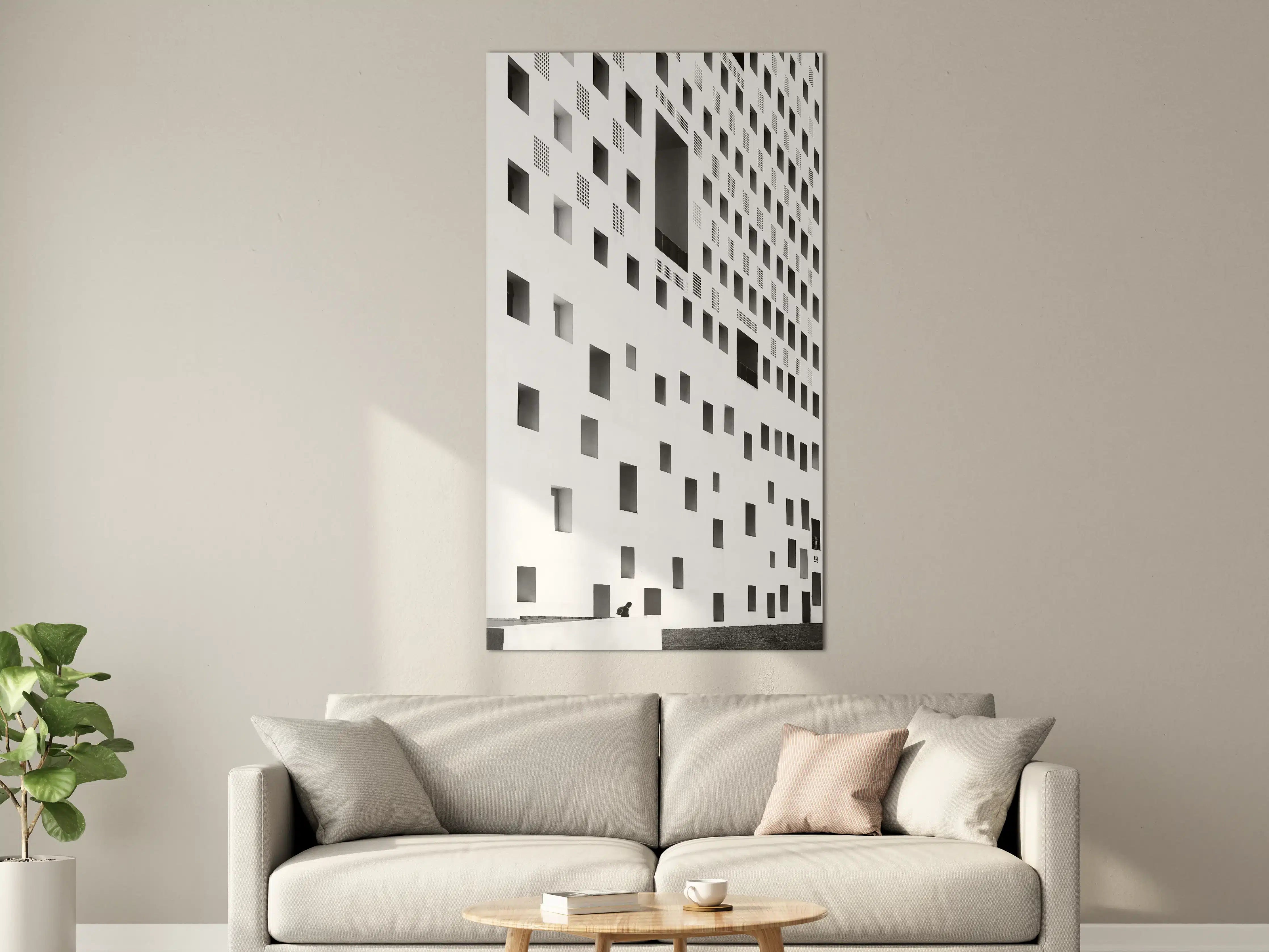 Große Wandbilder - Moderne Fassadenarchitektur