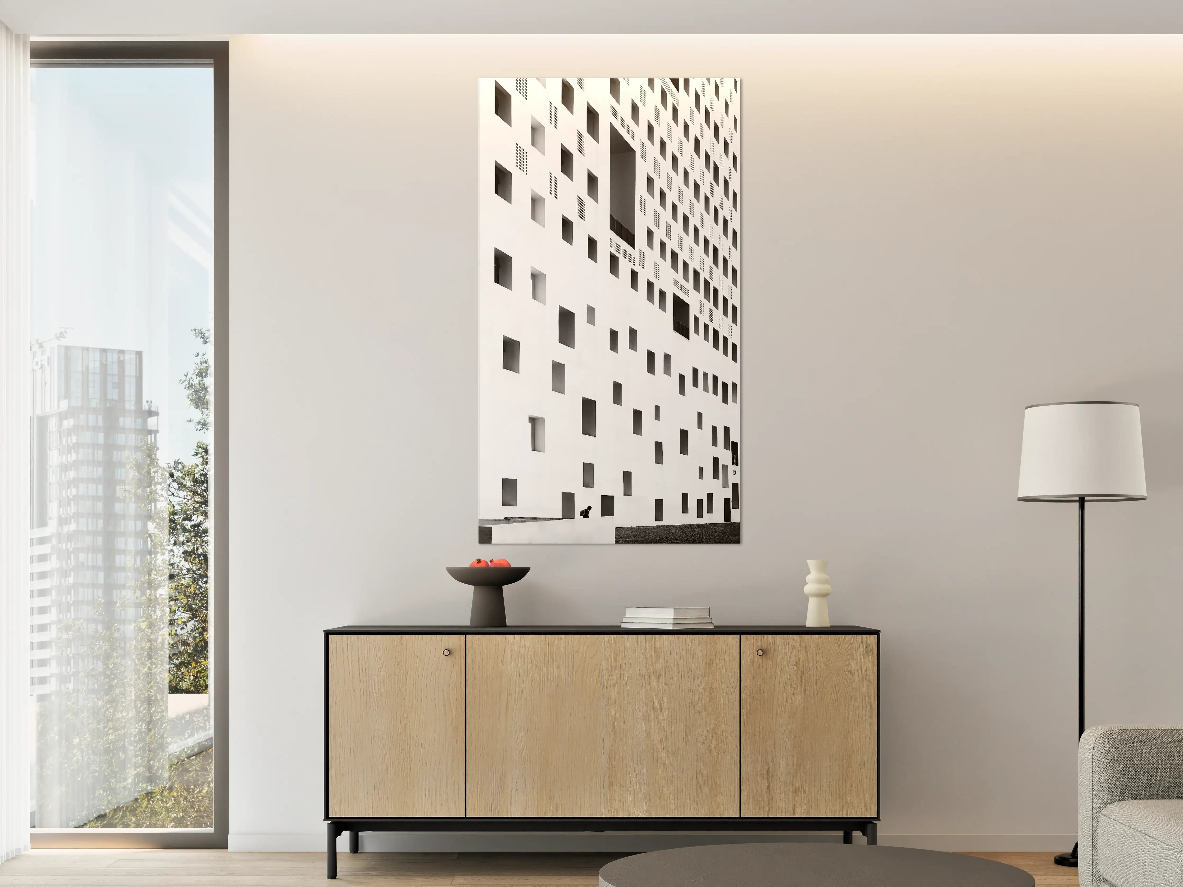 Große Wandbilder - Moderne Fassadenarchitektur