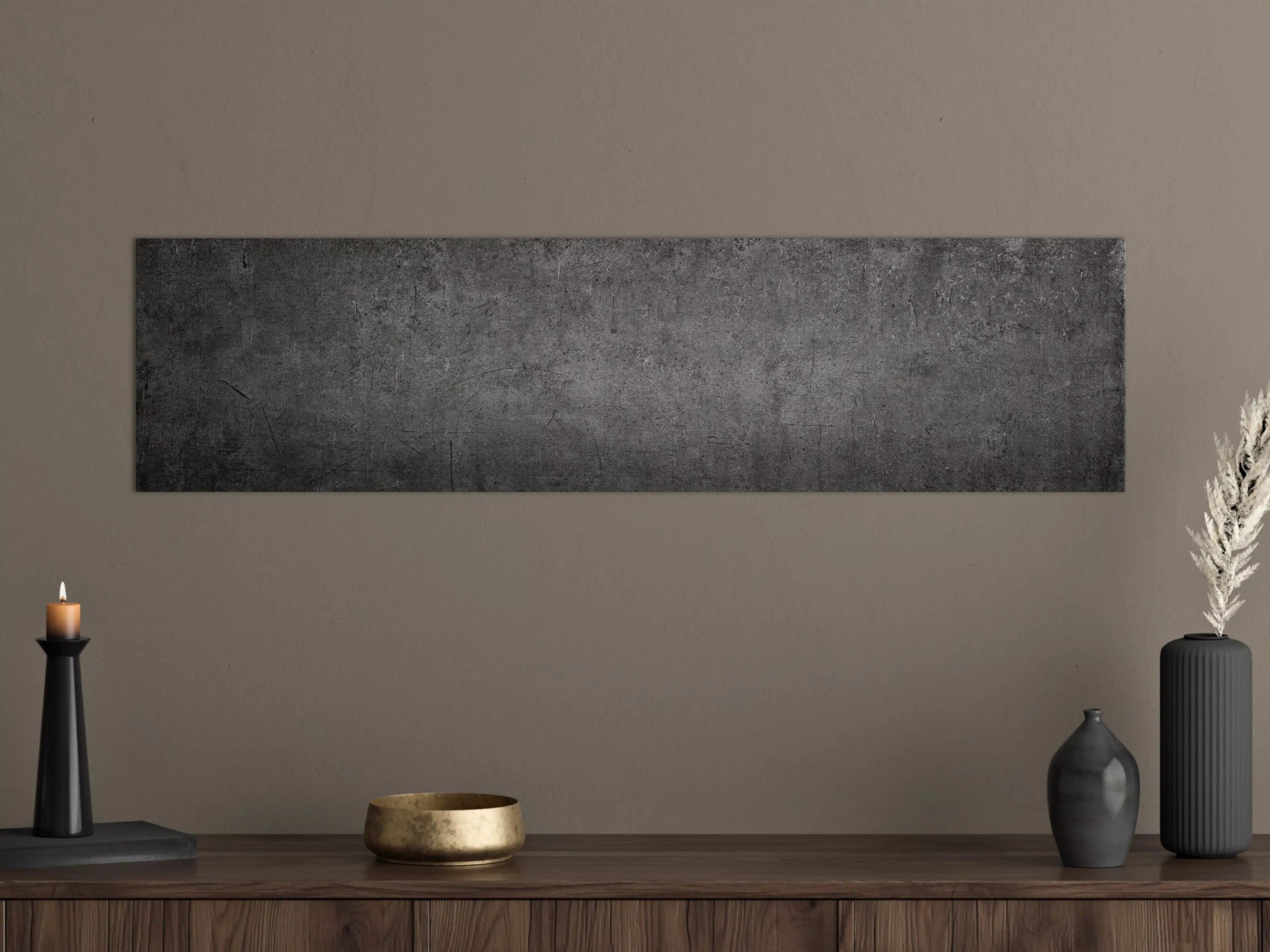 Große Wandbilder - Moderne Grau-Schwarze Betonoptik