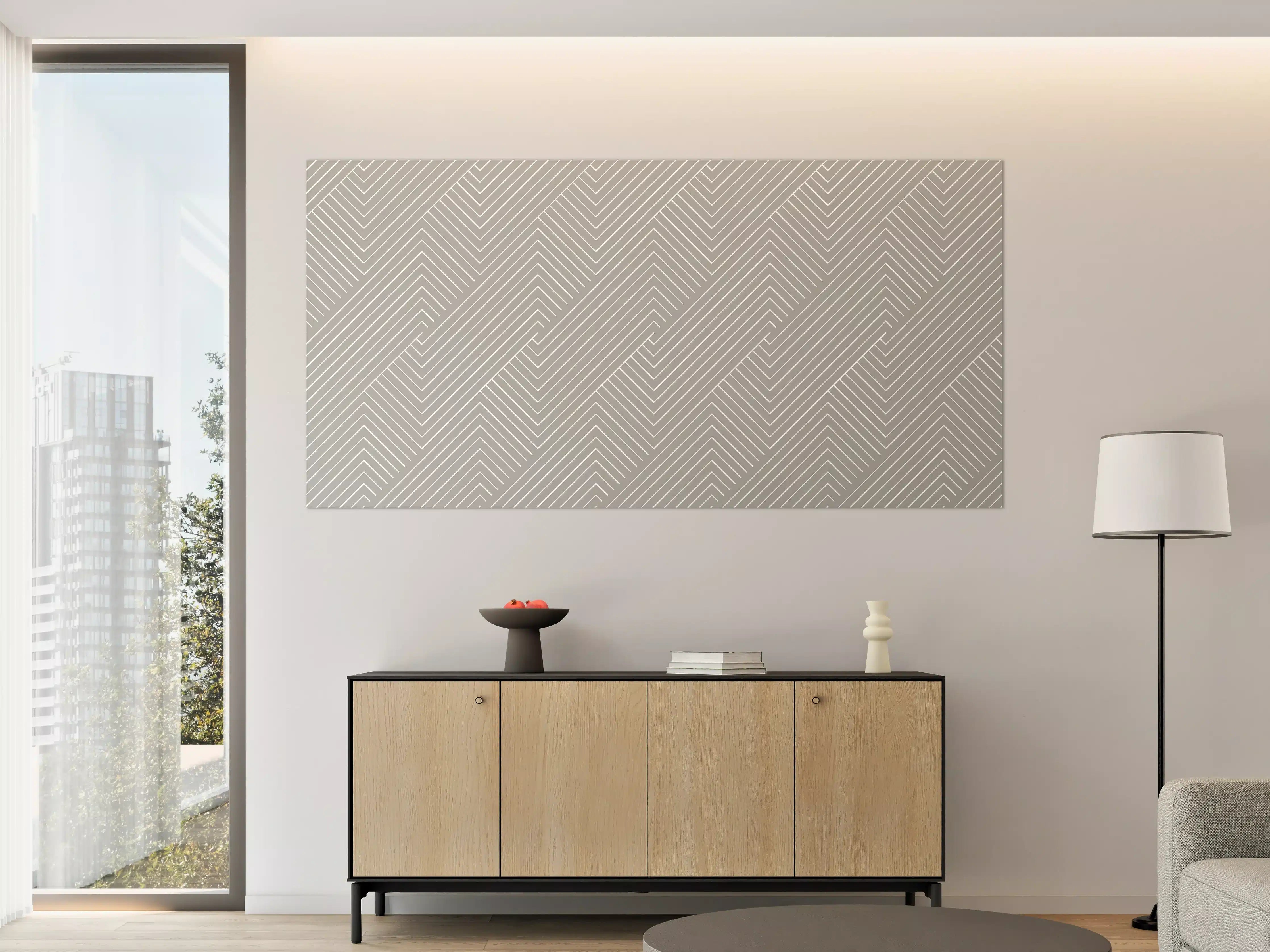 Große Wandbilder - Moderne Grau-Weiß-Marmor-Textur