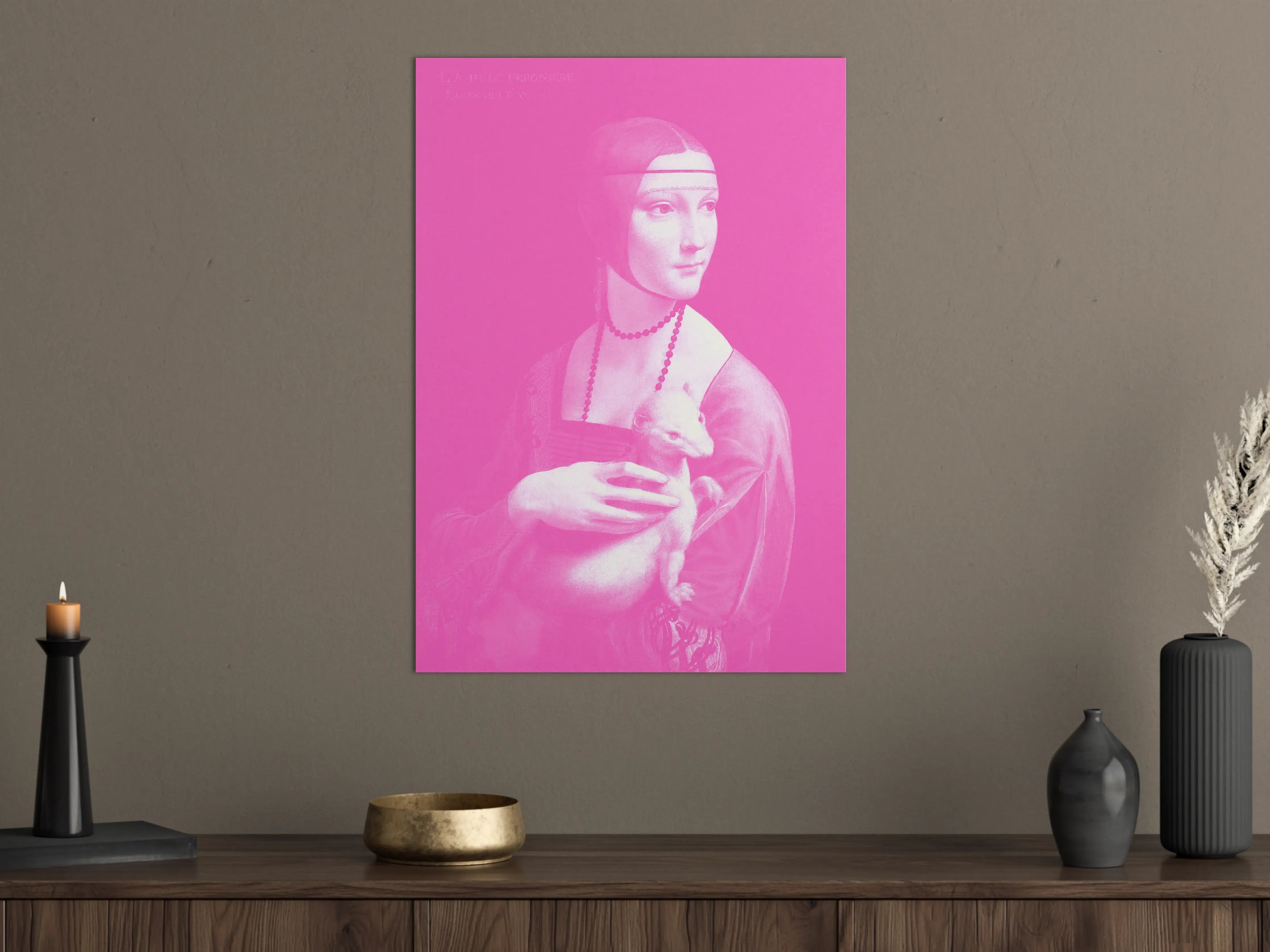 Große Wandbilder - Moderne Pink-Farbige Kunstfotografie
