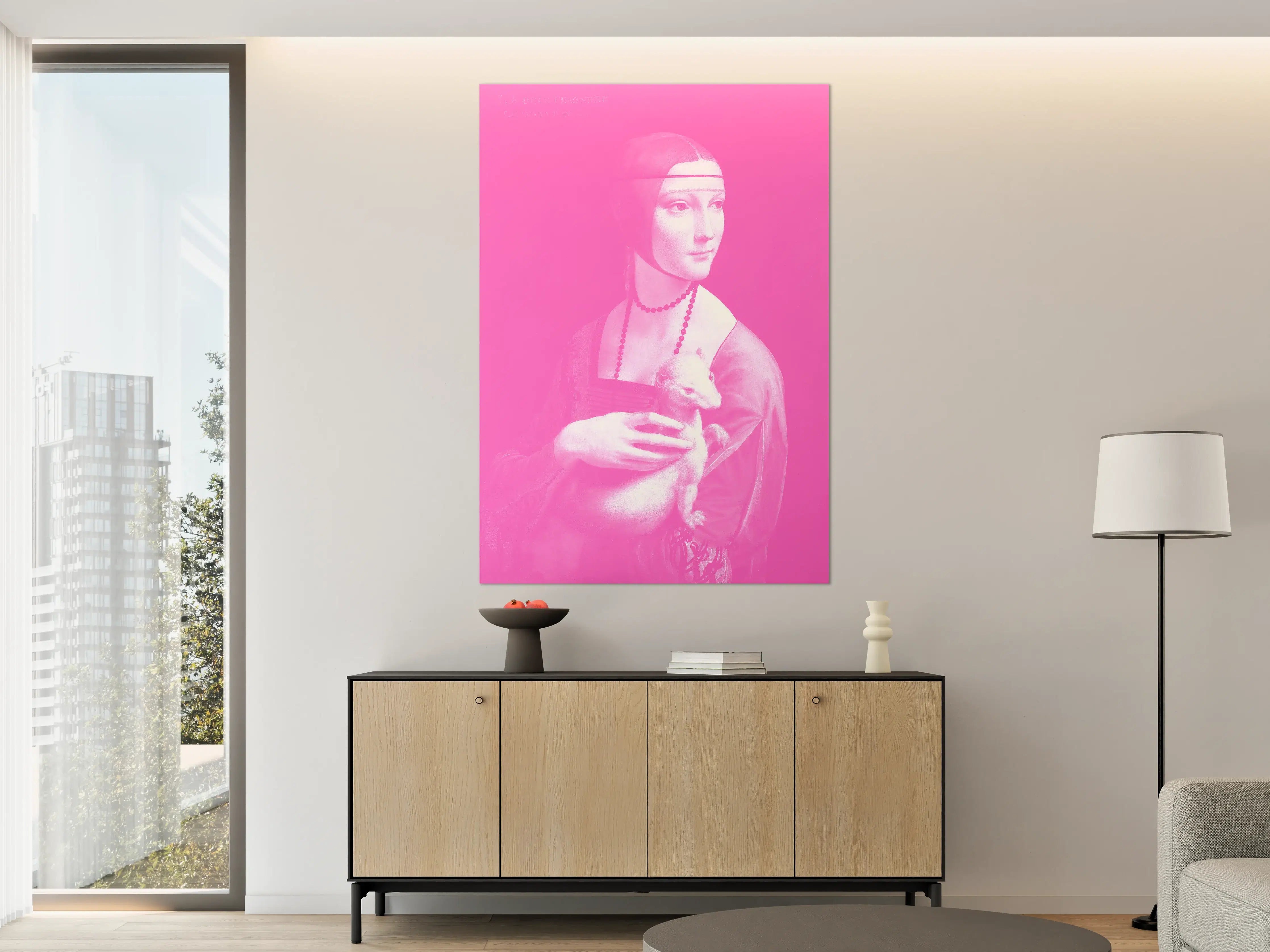 Große Wandbilder - Moderne Pink-Farbige Kunstfotografie