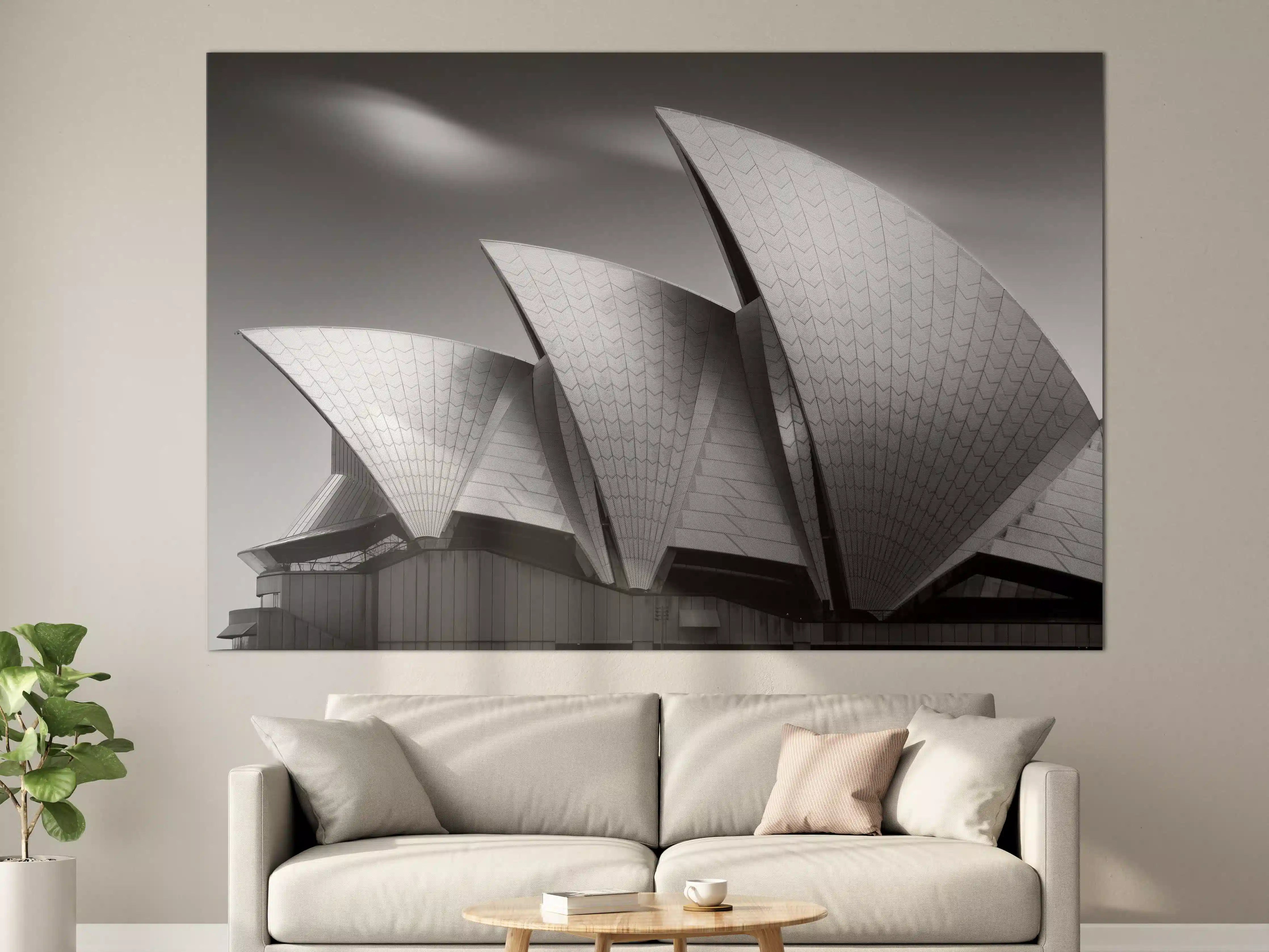 Große Wandbilder - Moderne Silhouette der Sydney Opera House