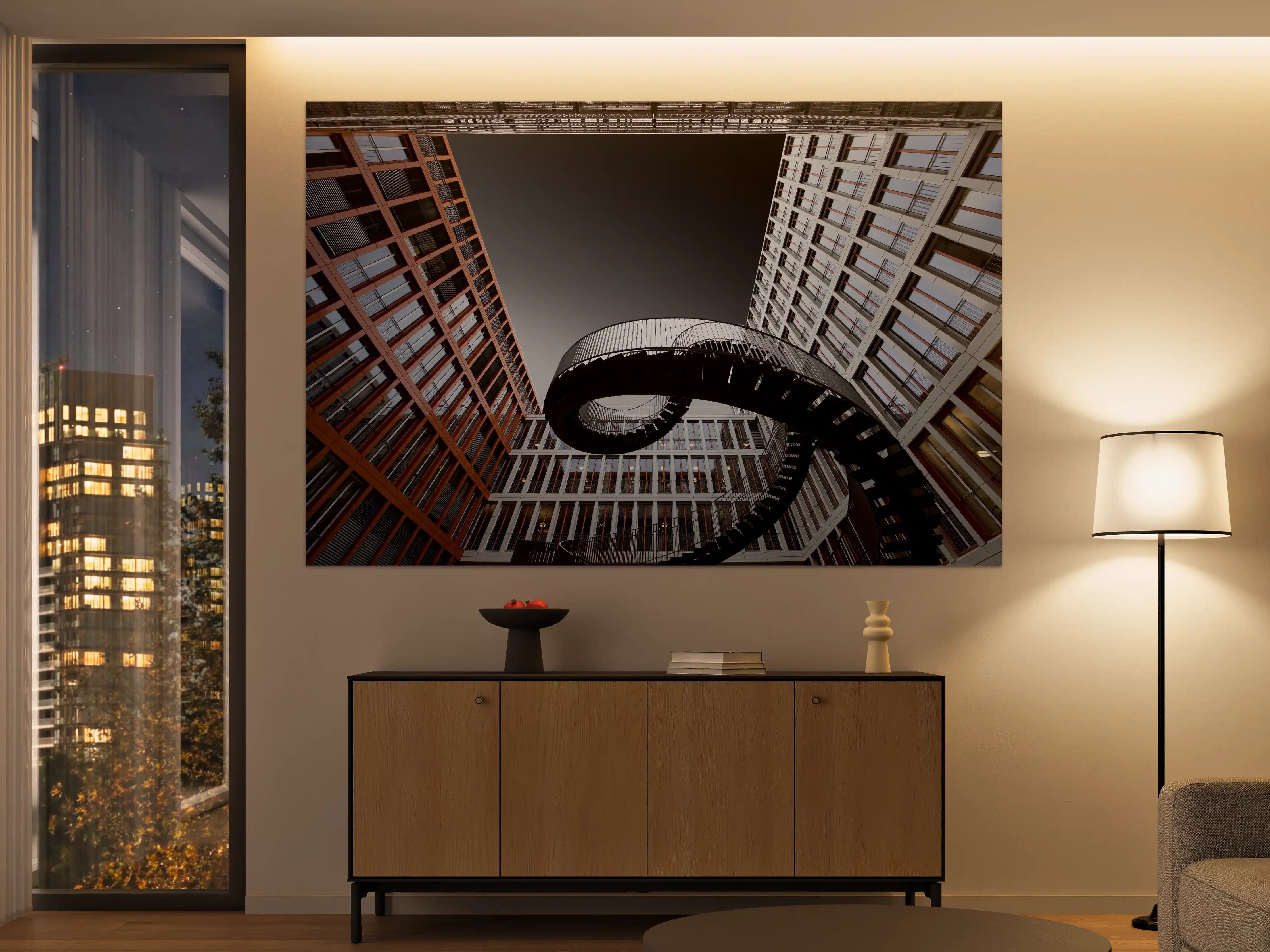 Große Wandbilder - Moderne Treppen