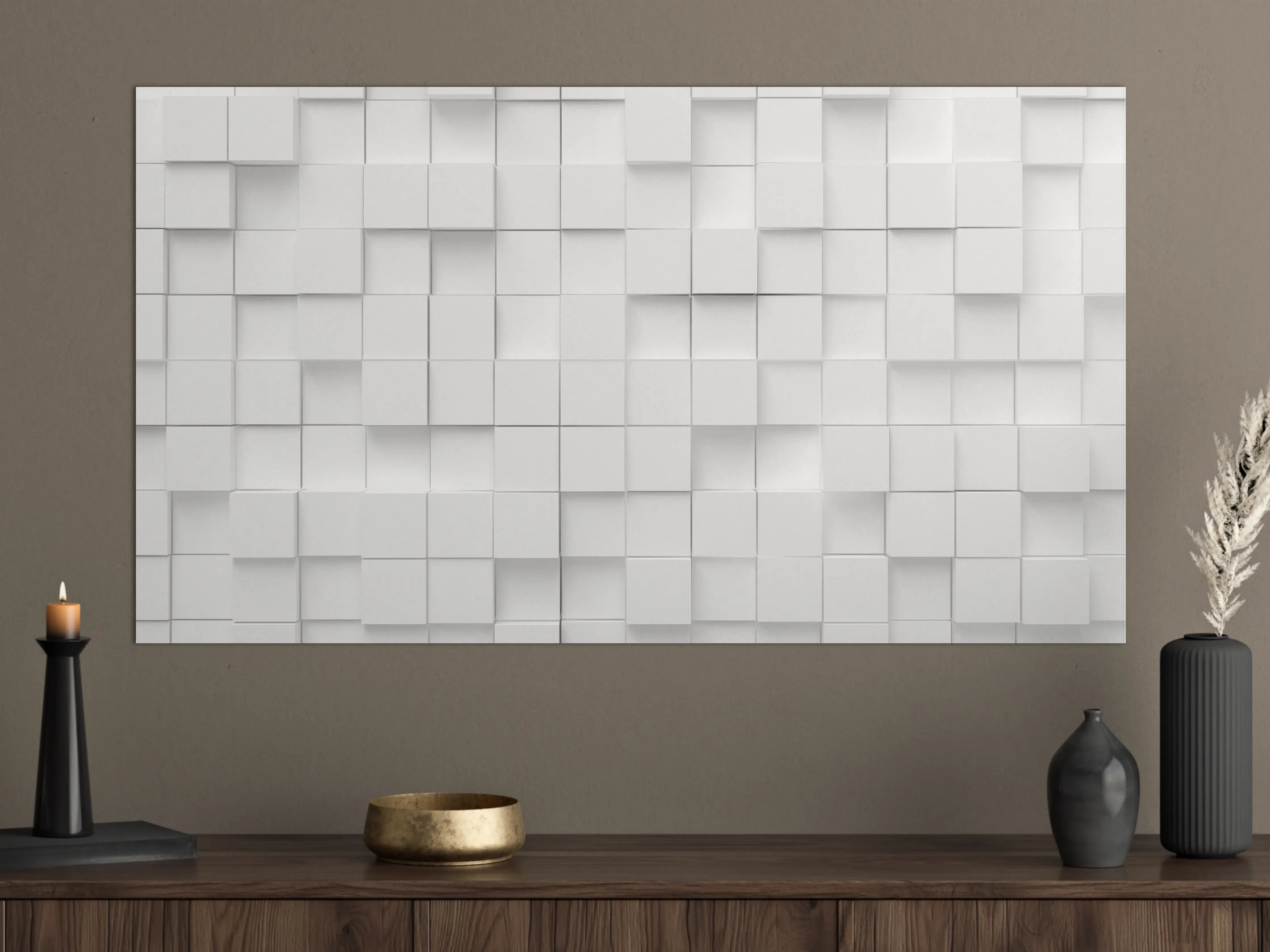 Große Wandbilder - Moderne Vierecks Textur