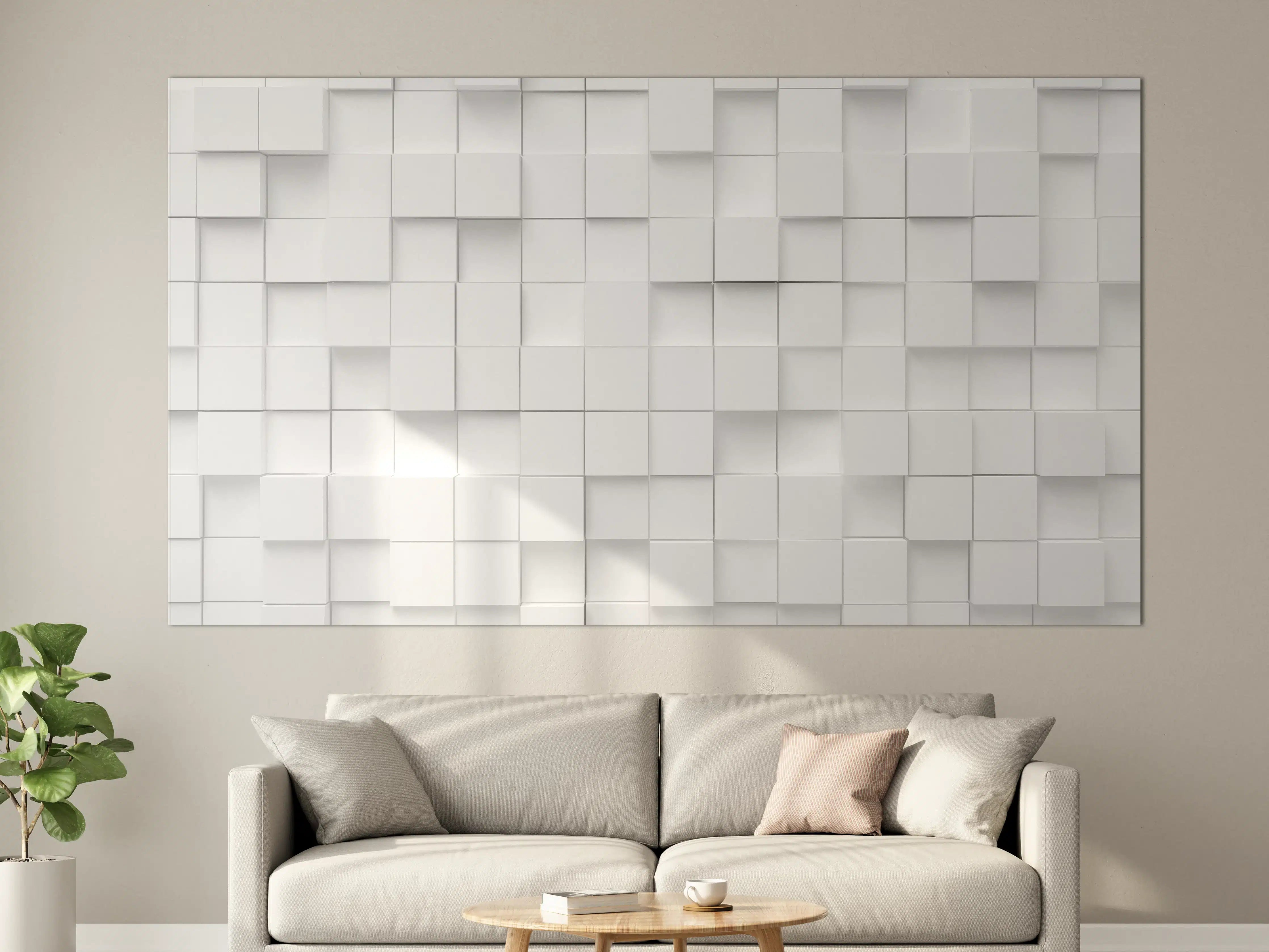 Große Wandbilder - Moderne Vierecks Textur