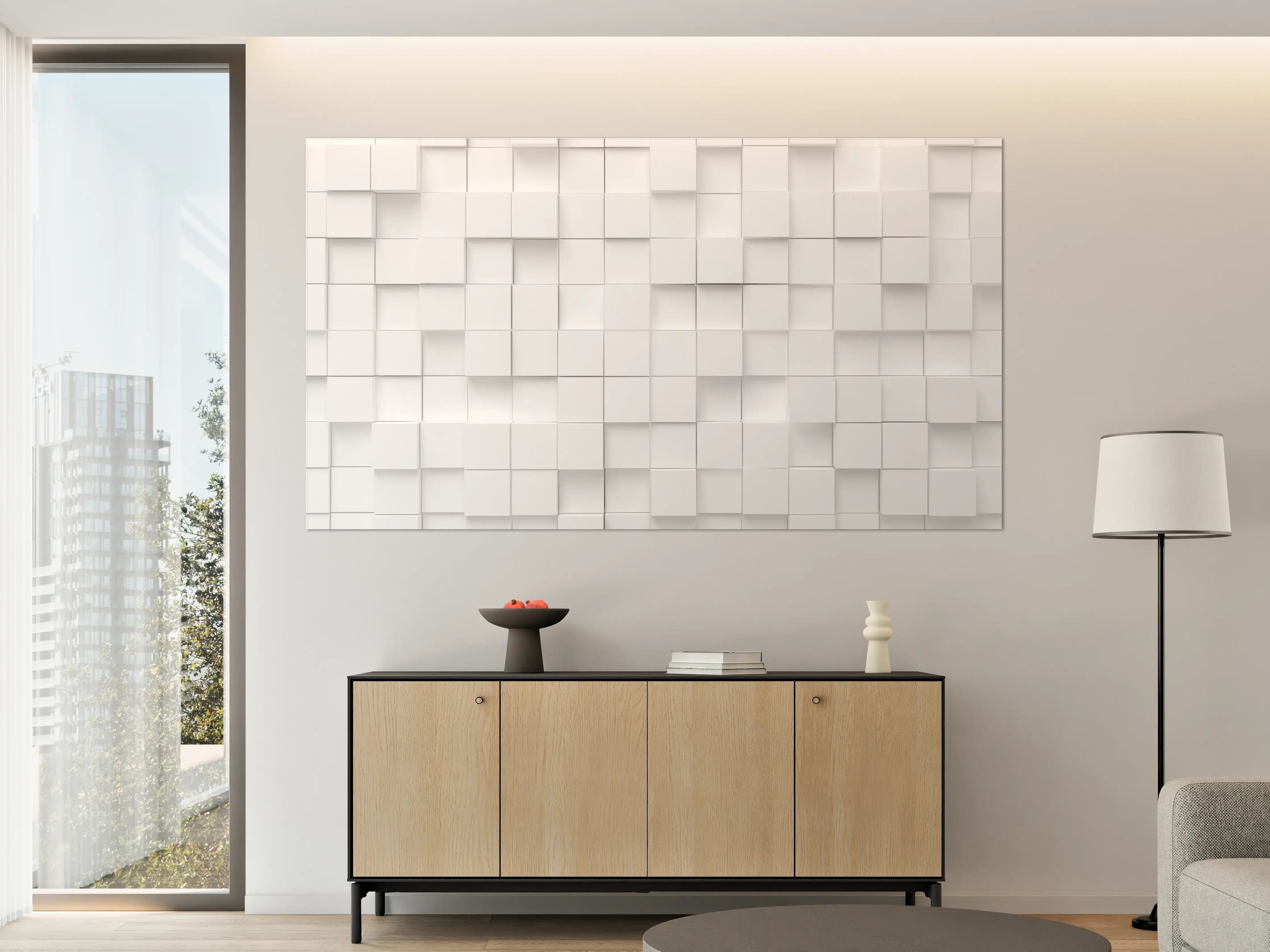 Große Wandbilder - Moderne Vierecks Textur