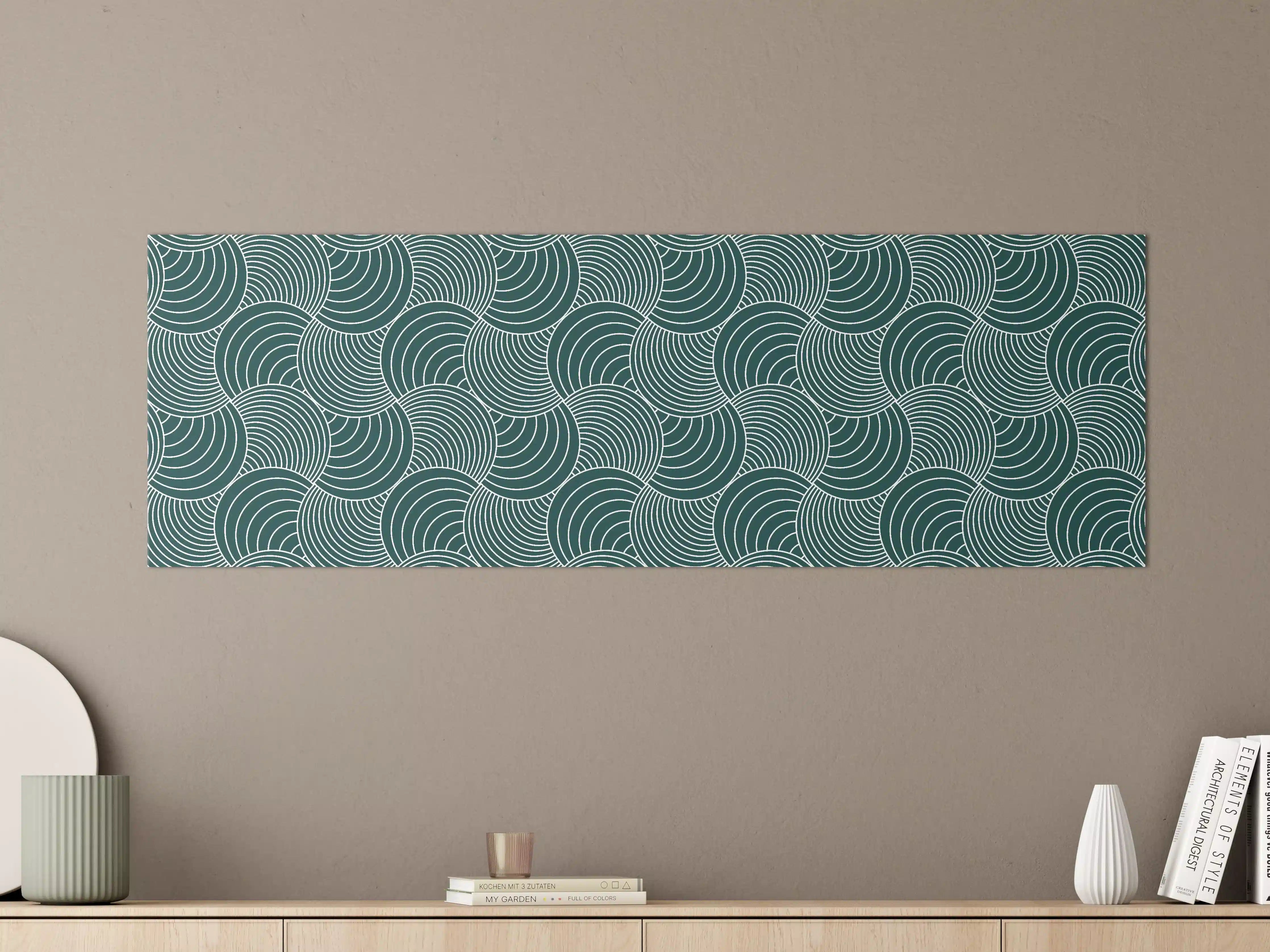 Große Wandbilder - Moderne Wasserwellen-Musterwand