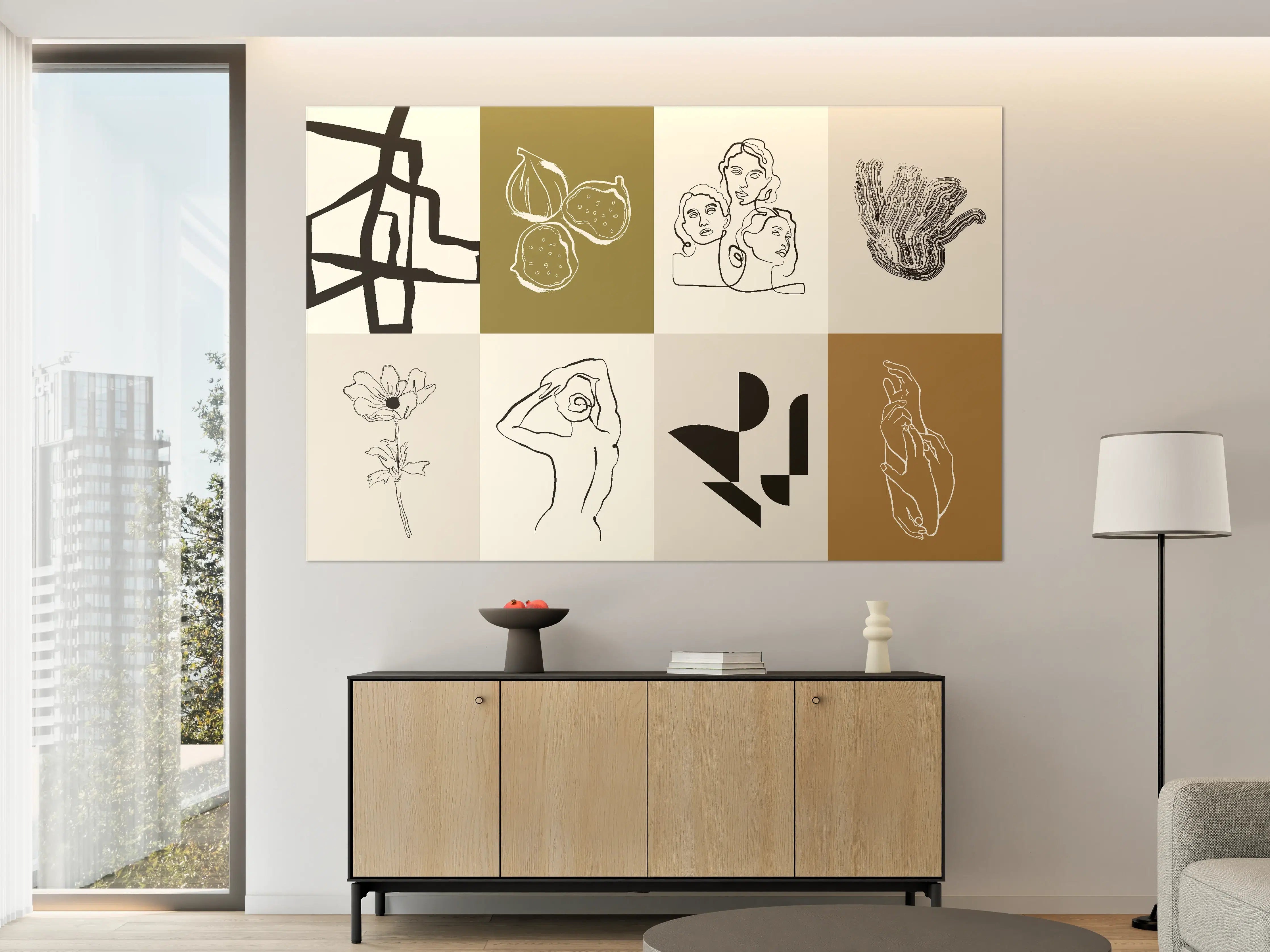 Große Wandbilder - Moderne & Minimalistische Kunstwerke