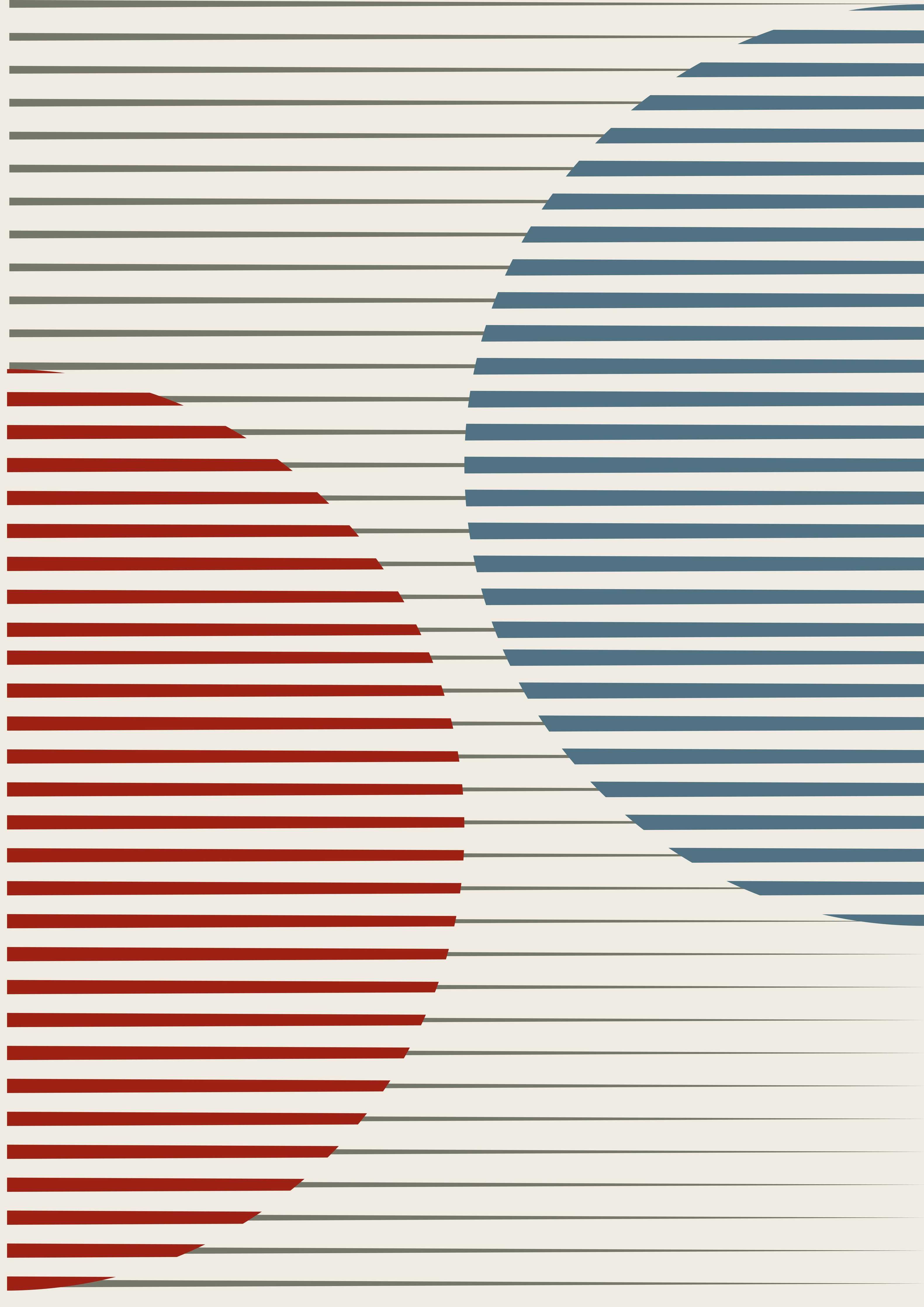 Große Wandbilder-Moderne abstrakte Linienkunst in Rot, Blau und Beige